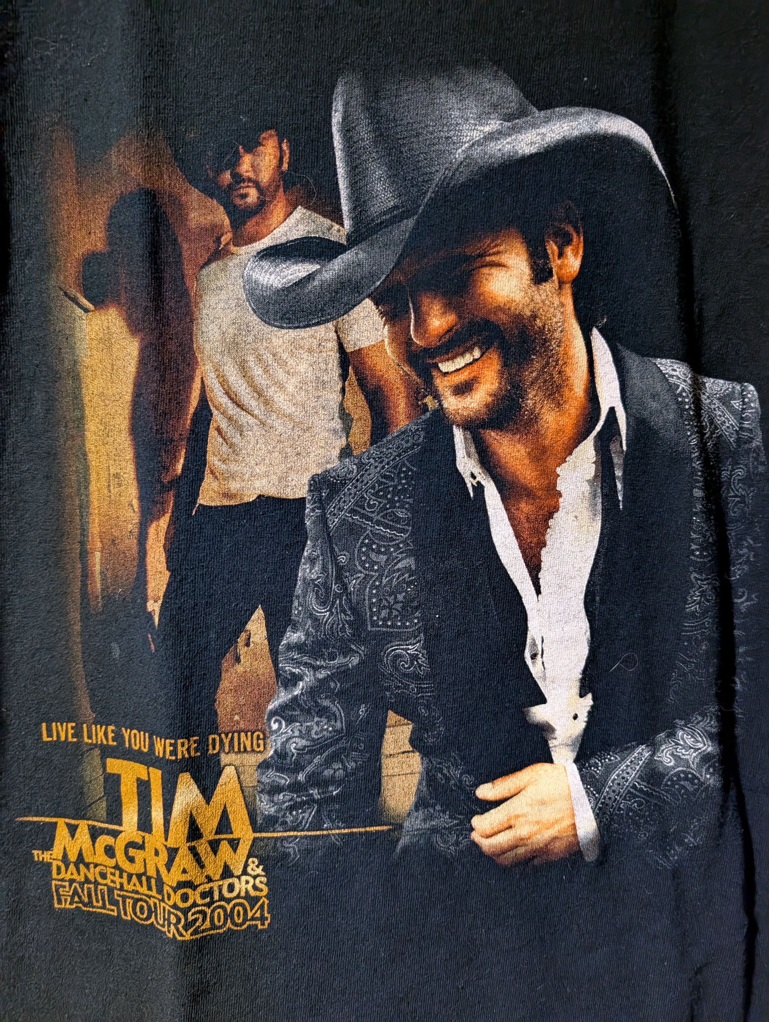 Band Tees Vintage 2004 Tim McGraw Hance Hall Doctors Tour T-Shirt Size US L / EU 52-54 / 3 - 2 Thumbnail