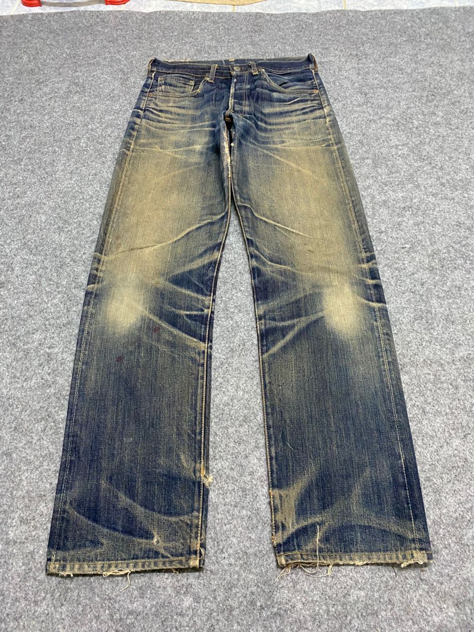 Kapital Vintage Levis 501 Selvedge Distressed Denim Size US 31 - 4 Thumbnail