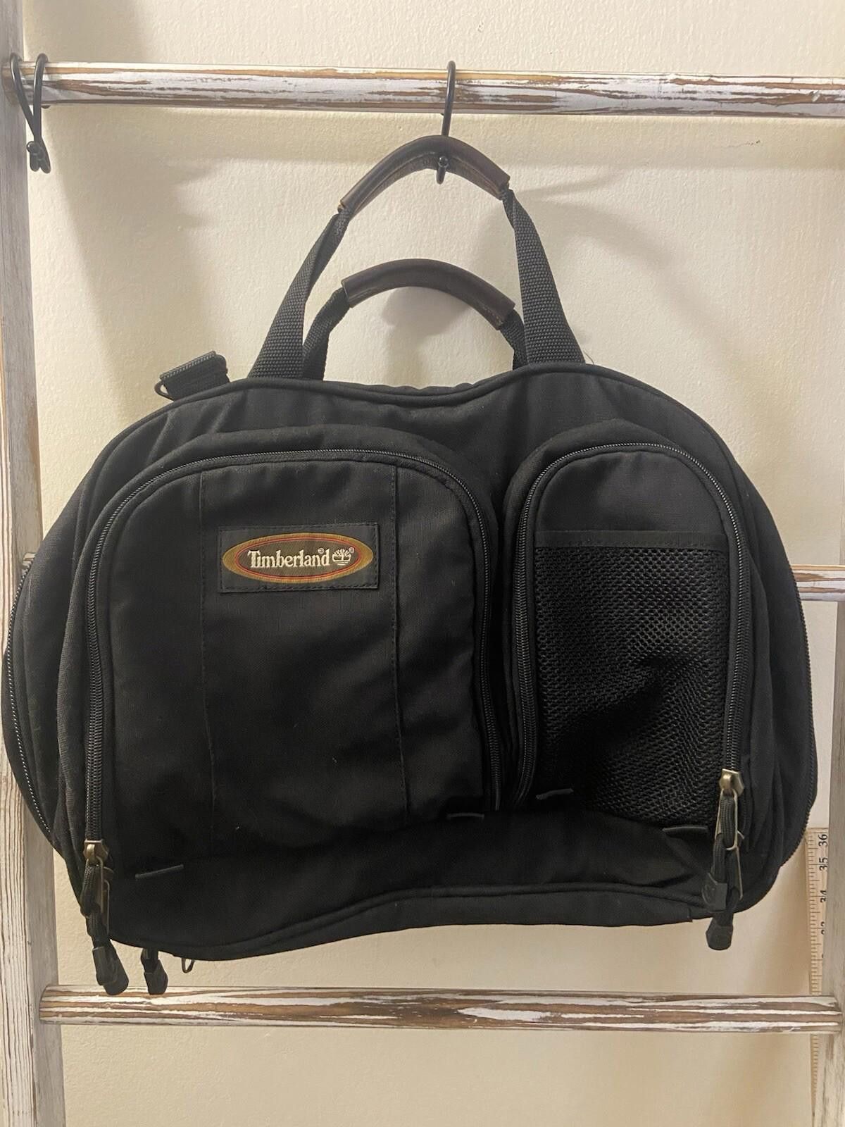Timberland Timberland canvas leather smaller duffle travel carry on bag Size ONE SIZE - 1 Thumbnail