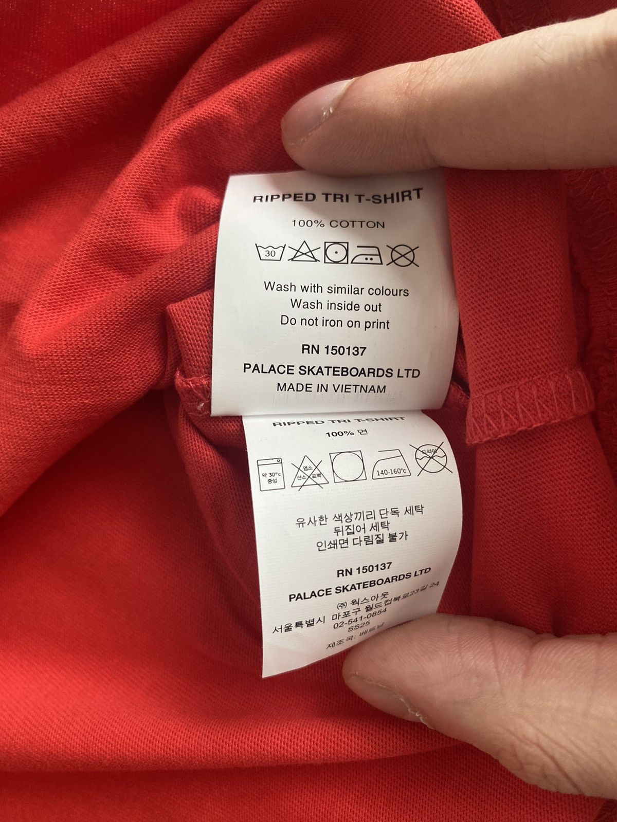 Palace Palace Tri Ripped T-Shirt Size US XL / EU 56 / 4 - 4 Thumbnail