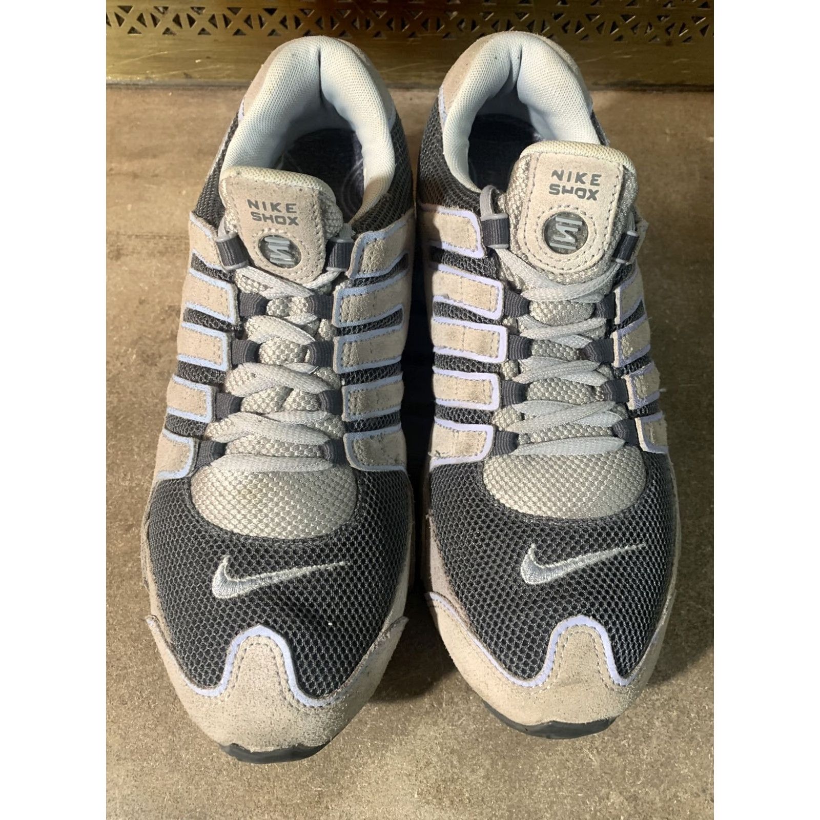 Nike Nike Shox NZ 314561-041 Grat Blue Suede Womens Size 8.5 Basketball Running Gym Shoes Shox Technology Lightweight Lace-Up Arch Support Nike Size US 9 / IT 39 - 6 Thumbnail