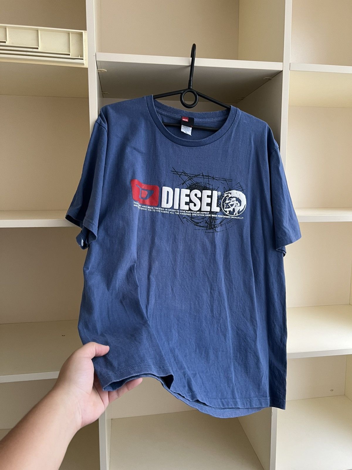 Diesel Vintage Diesel T-Shirt Tee Size XL Size US XL / EU 56 / 4 - 11 Thumbnail