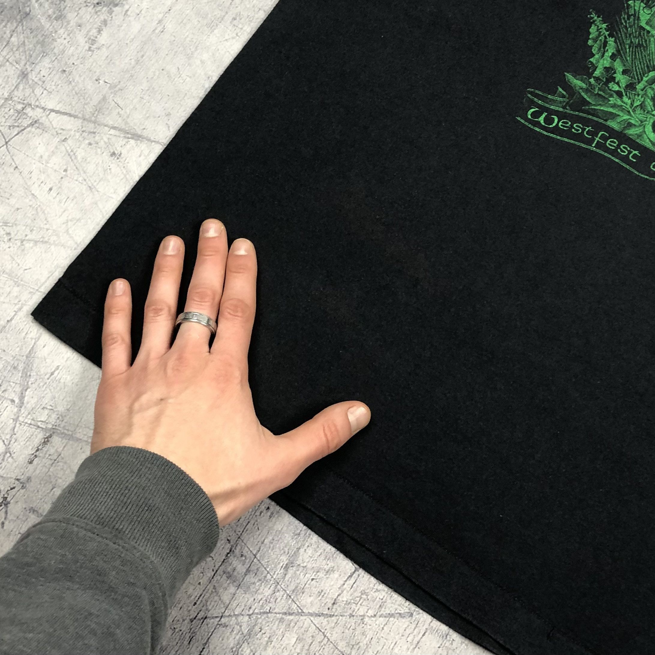 Vintage 90s Wiveliscombe West Fest Festival Tee Size US XL / EU 56 / 4 - 7 Thumbnail
