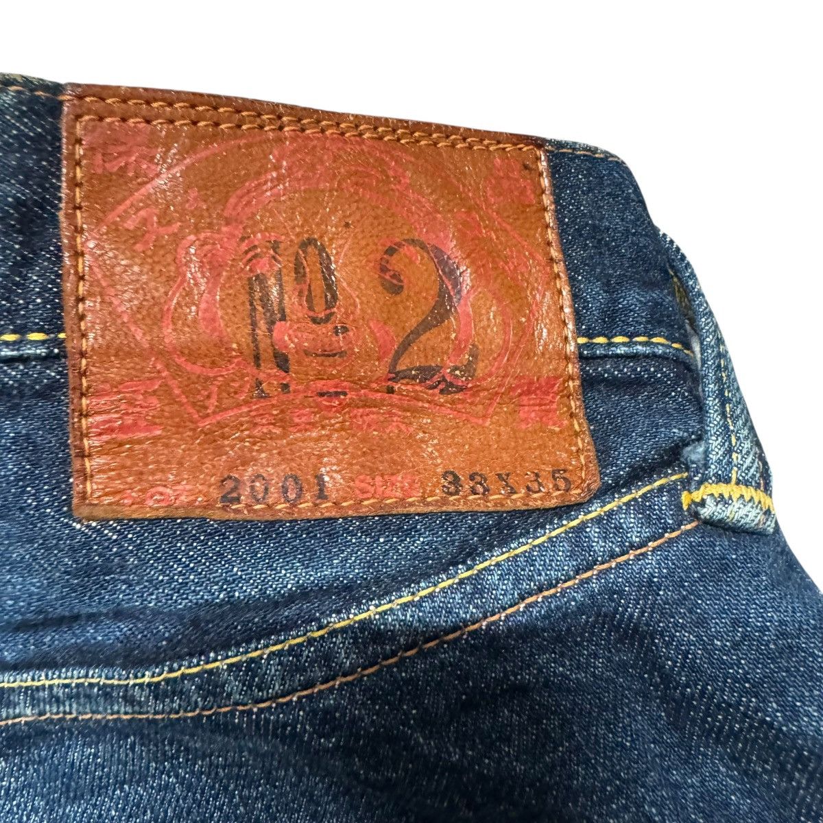 Evisu Vintage Evisu Snake Eyes Daicock Denim Selvedge Jeans Size US 33 - 13 Thumbnail
