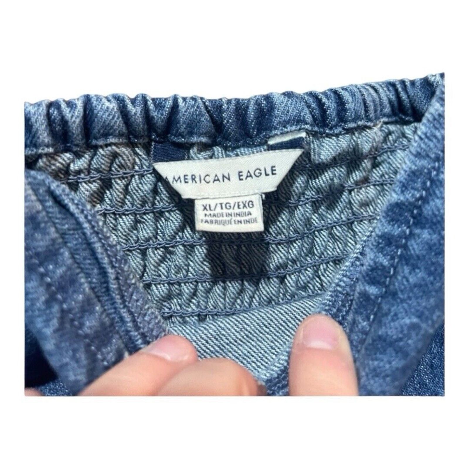 American Eagle Outfitters American Eagle Denim Tank Size XL / US 12-14 / IT 48-50 - 2 Thumbnail