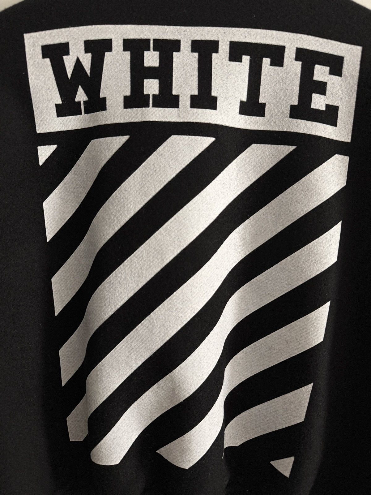 Off-White ARCHIVAL! Off-White Striped-sleeves Bomber Jacket Size US S / EU 44-46 / 1 - 6 Thumbnail