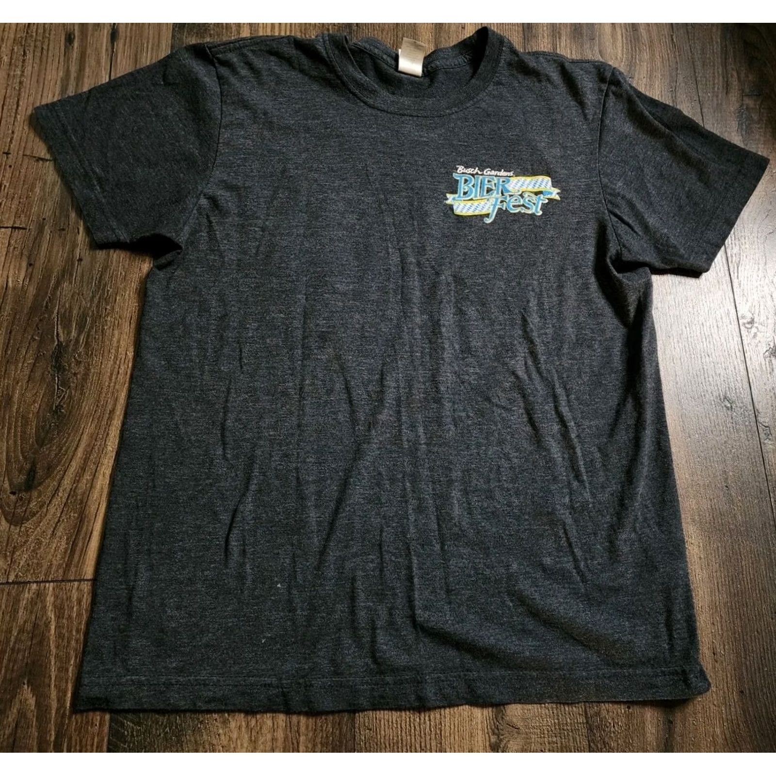 Doublet VINTAGE New Agenda T-Shirt Mens M Gray 90s Beer Classic Retro Busch Gardens Firkin Thirsty Double Sided Size US M / EU 48-50 / 2 - 2 Thumbnail