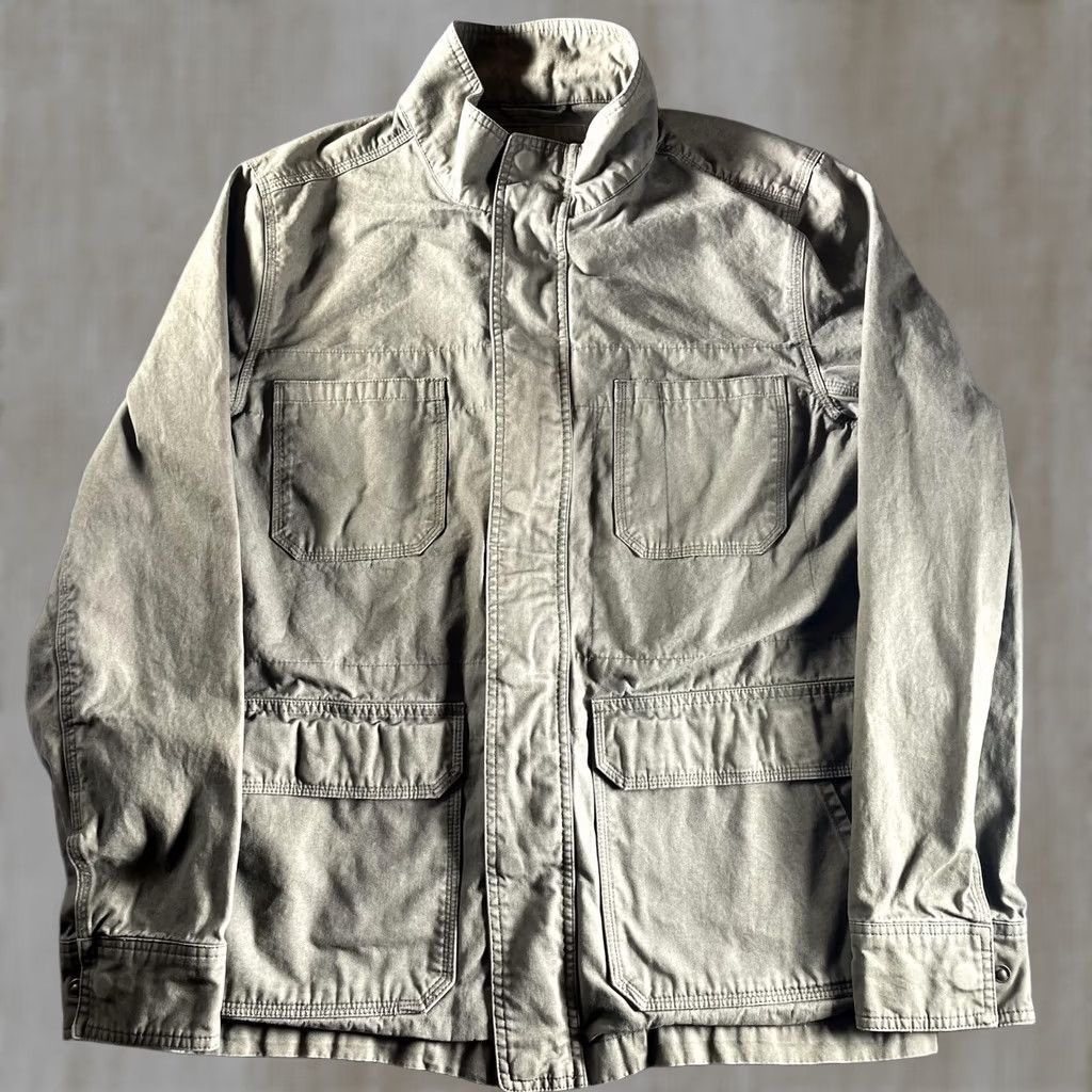 Marine Layer VINTAGE Marine Layer Jacket Mens Medium Large Green Utility Field Coat Cotton Military Size US L / EU 52-54 / 3 - 1 Thumbnail