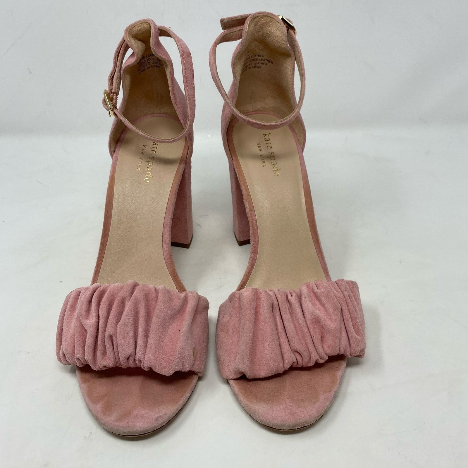 Kate Spade Kate Spade Mona Pink Sandal Suede Heels Pumps Size 8.5 Size US 8.5 / IT 38.5 - 3 Thumbnail