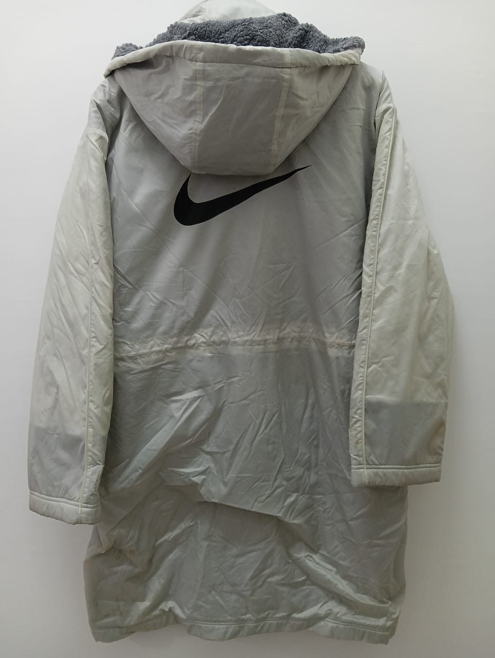 Vintage 🔥Vintage 90s NIKE SWOOSH Parka Long Jacket Size US XL / EU 56 / 4 - 8 Thumbnail