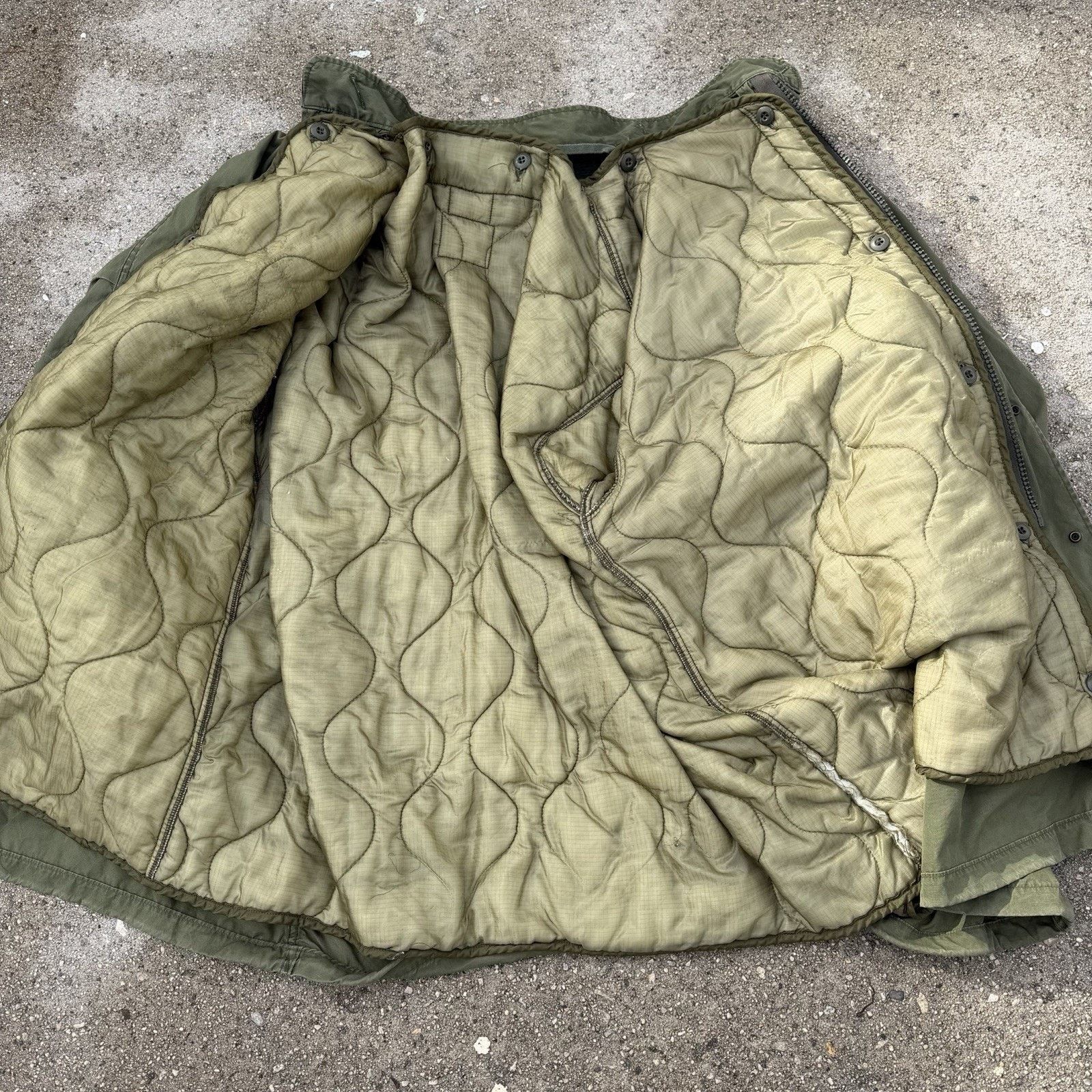 Vintage Vintage 80s U.S. Army Military Cold Weather Fishtail Parka Size US L / EU 52-54 / 3 - 3 Thumbnail