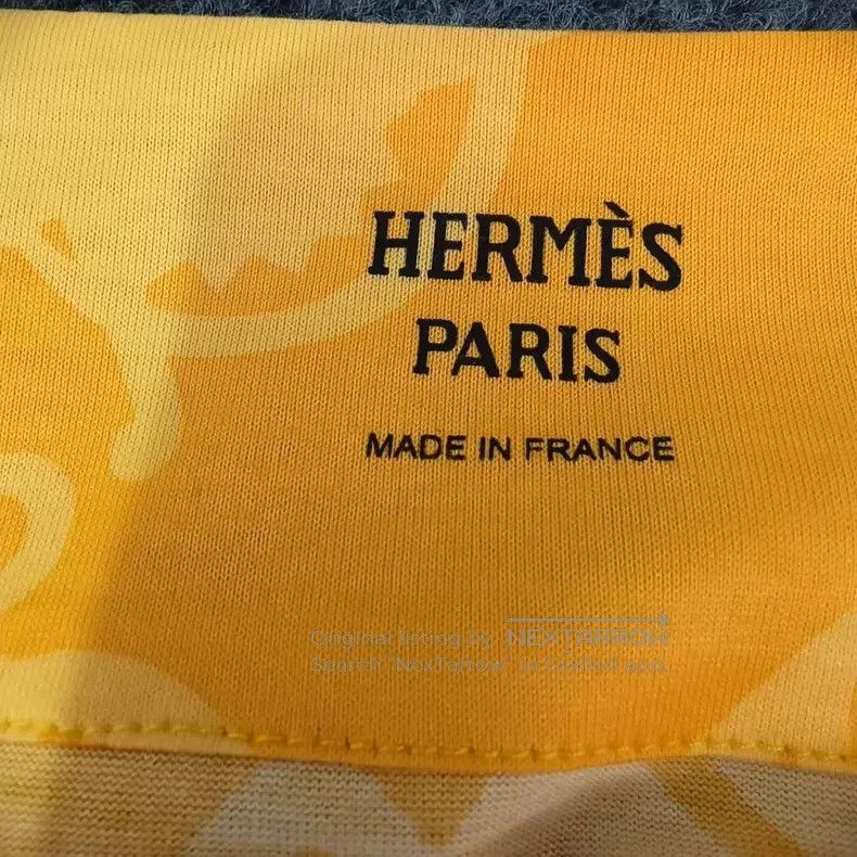 Hermes Hermes Yellow Harness Print Silk Short Sleeve Size XXS / US 00 / IT 34 - 3 Thumbnail