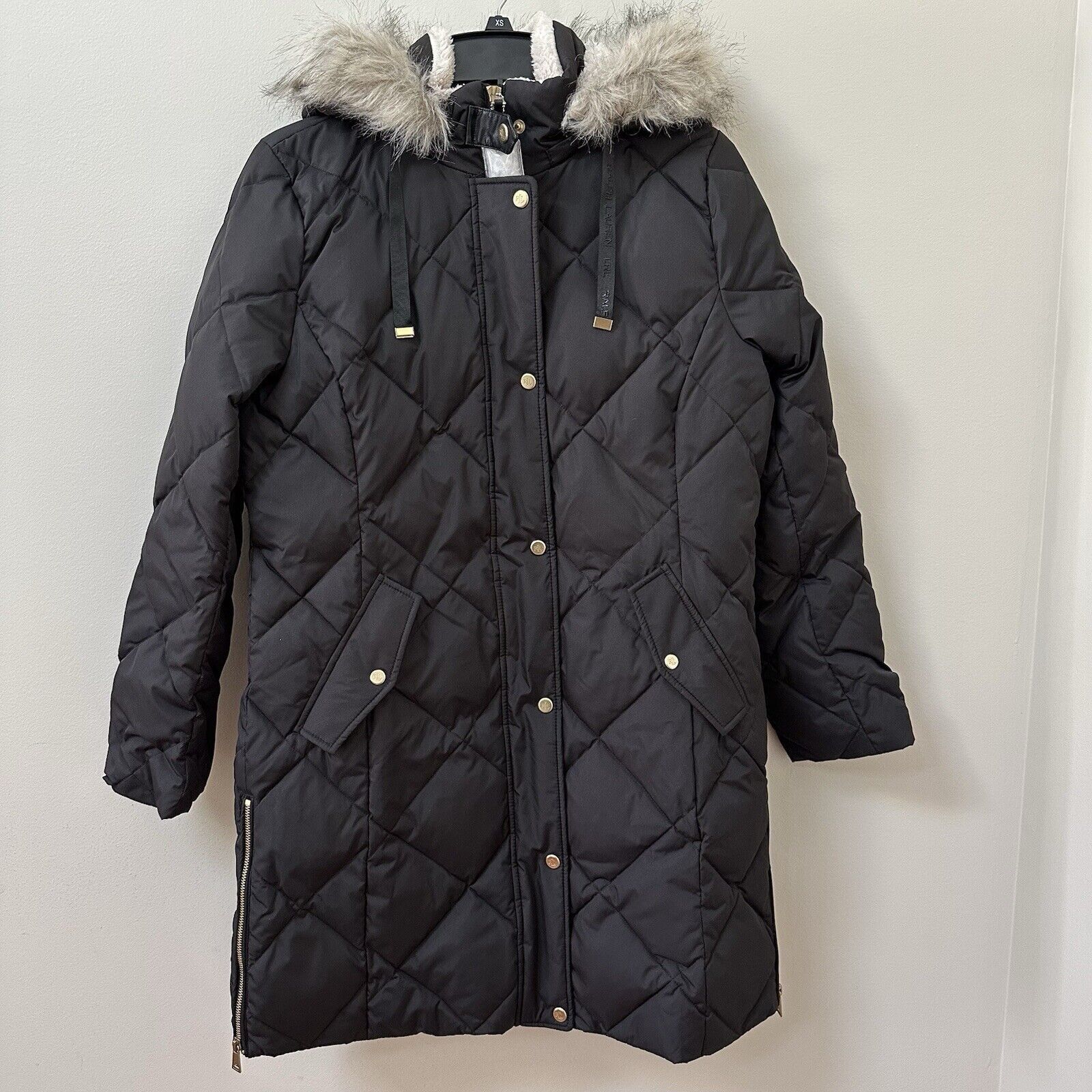 NWT Polo Ralph Lauren Women's Hooded Down Coat Jacket Medium
