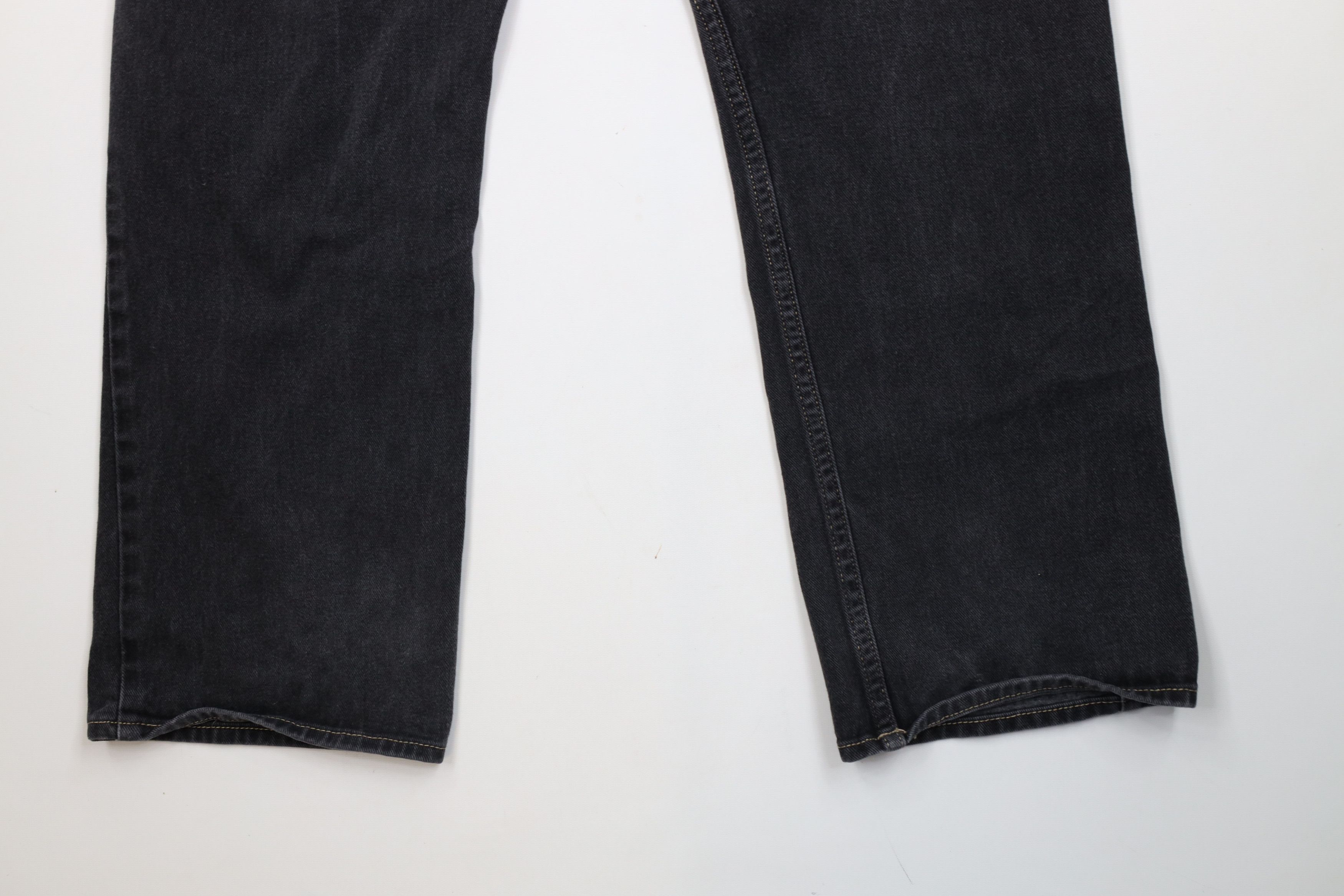 Tommy Hilfiger Vintage 90s Tommy Hilfiger Baggy Wide Leg Denim Jeans Black Size US 32 / EU 48 - 14 Thumbnail