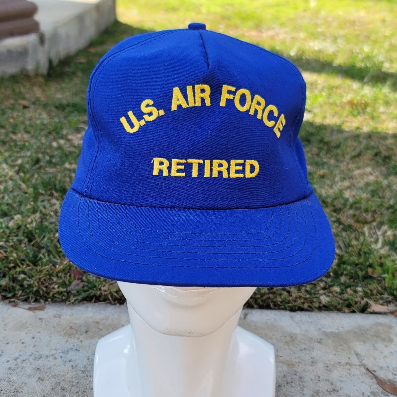 The Unbranded Brand Vtg US Air Force Snapback Retired Hat Size ONE SIZE - 2 Thumbnail