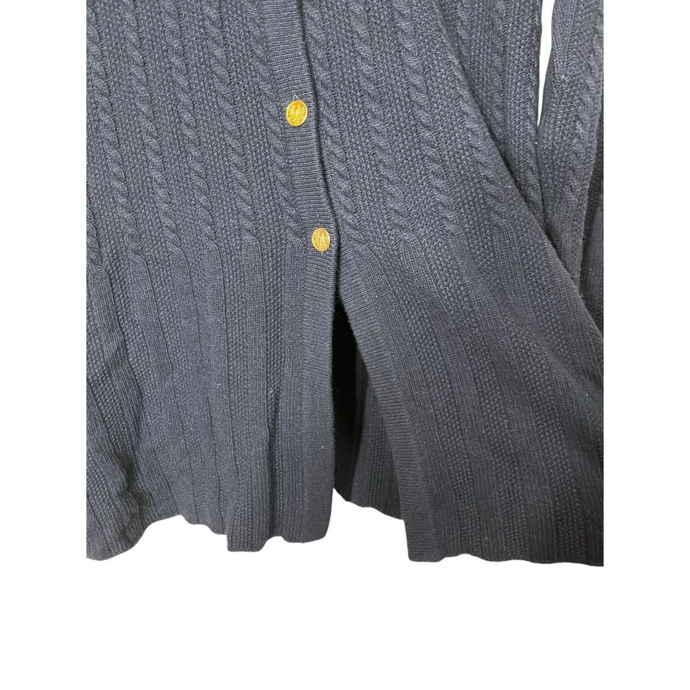 Brooks Brothers Brooks Brothers Knit Blue Cashmere Blend Button Front Cardigan Sweater Size M Size M / US 6-8 / IT 42-44 - 5 Thumbnail