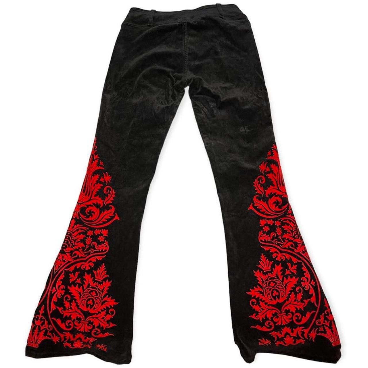 JNCO JNCO Jeans Juniors Size 7 Corduroy Low Waist Wide Leg Pants Size 28" / US 6 / IT 42 - 4 Thumbnail