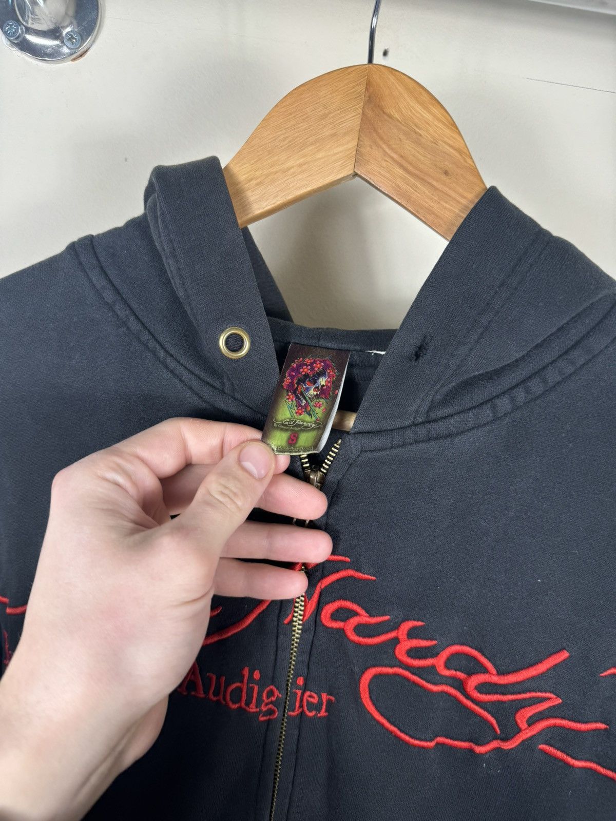 Ed Hardy Ed Hardy by Christian Audigier Distressed Hoodie Size US S / EU 44-46 / 1 - 9 Thumbnail