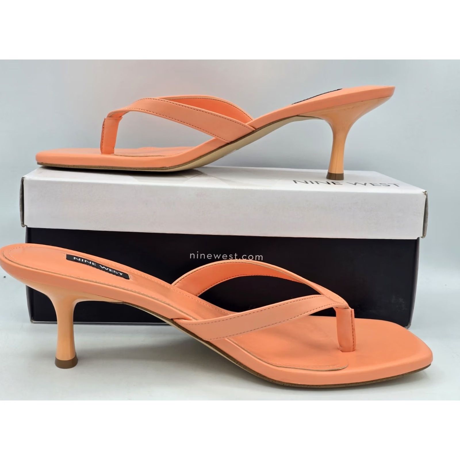 Nine West Nine West Andela 3 - Orange 800 - Sz 11 M New With Box Womens Heeled Sandals Shoes Nike not included Size US 11 / IT 41 - 5 Thumbnail