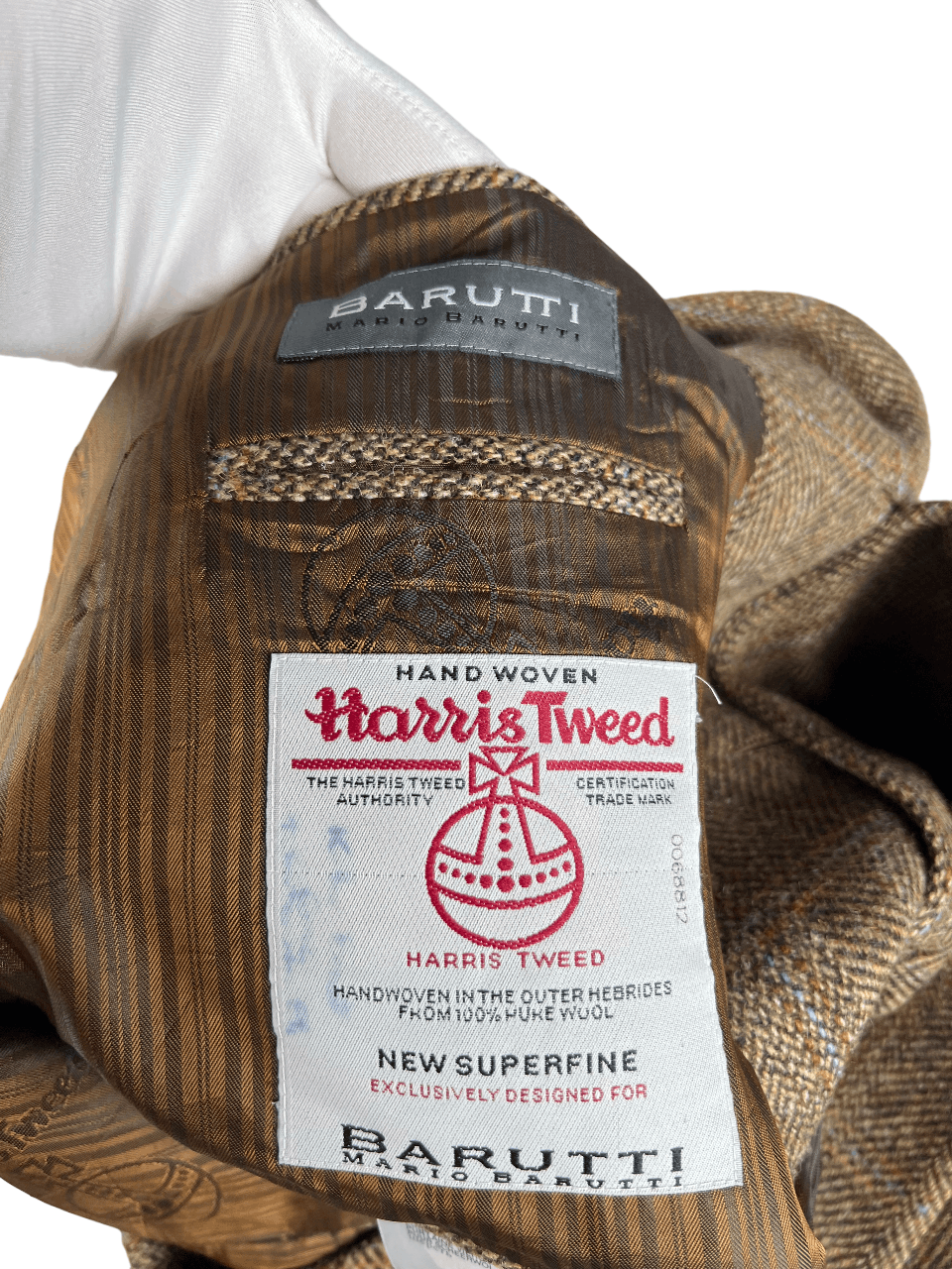 Harris Tweed × Vintage Vintage Harris Tweed Wool Blazer M Size 48R - 6 Thumbnail