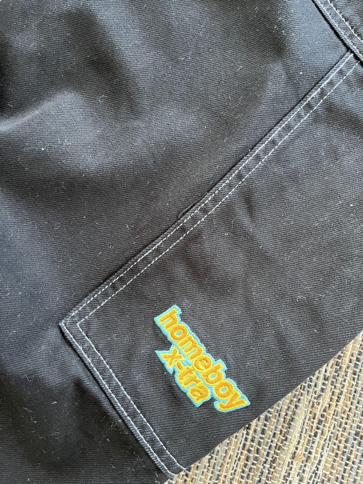 Carhartt Vintage Homeboy Loud Couture Black Baggy Denim Jeans 34x34 Size US 34 / EU 50 - 22 Thumbnail
