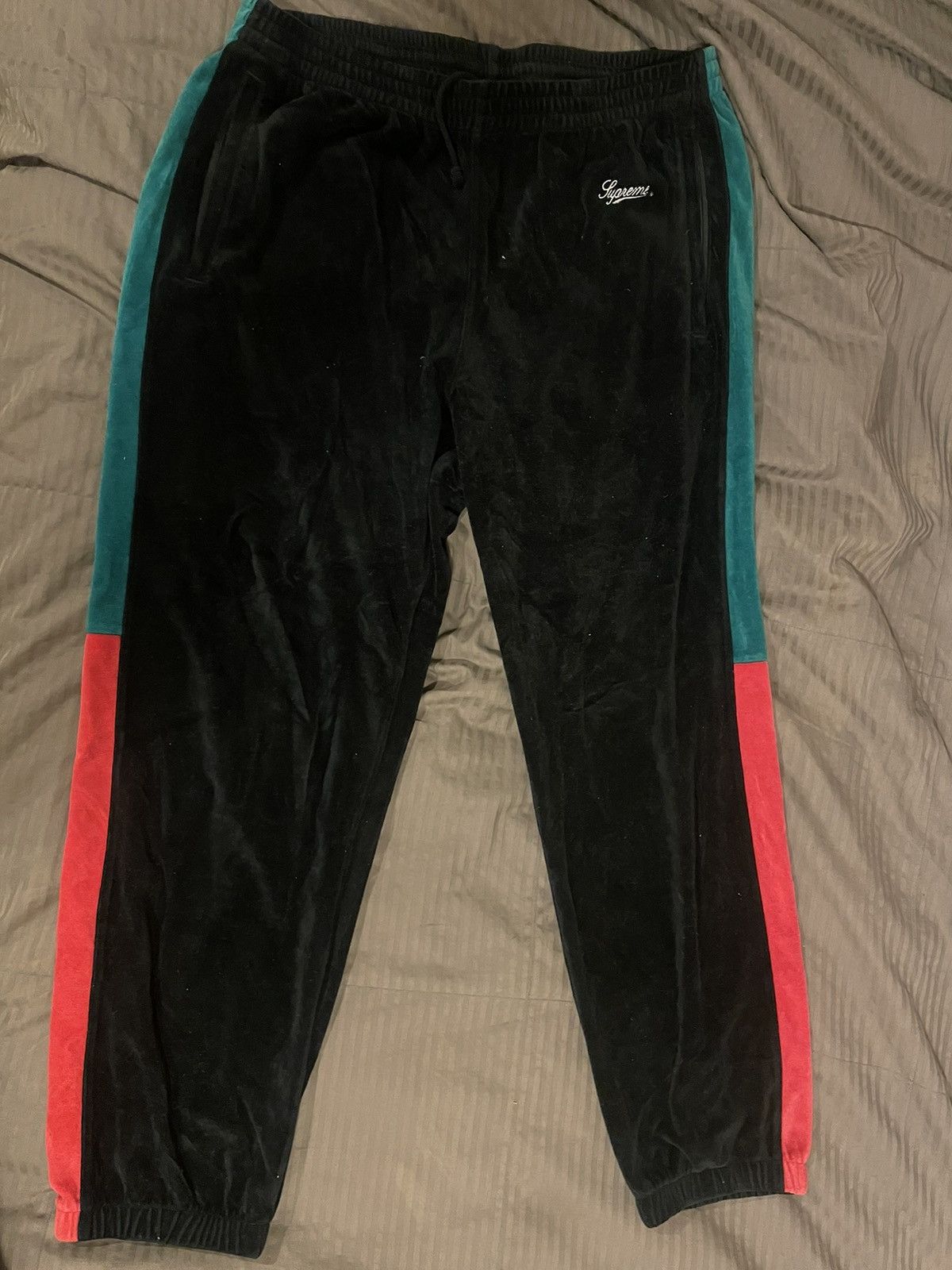 Supreme Supreme Velour Track Pants | Grailed