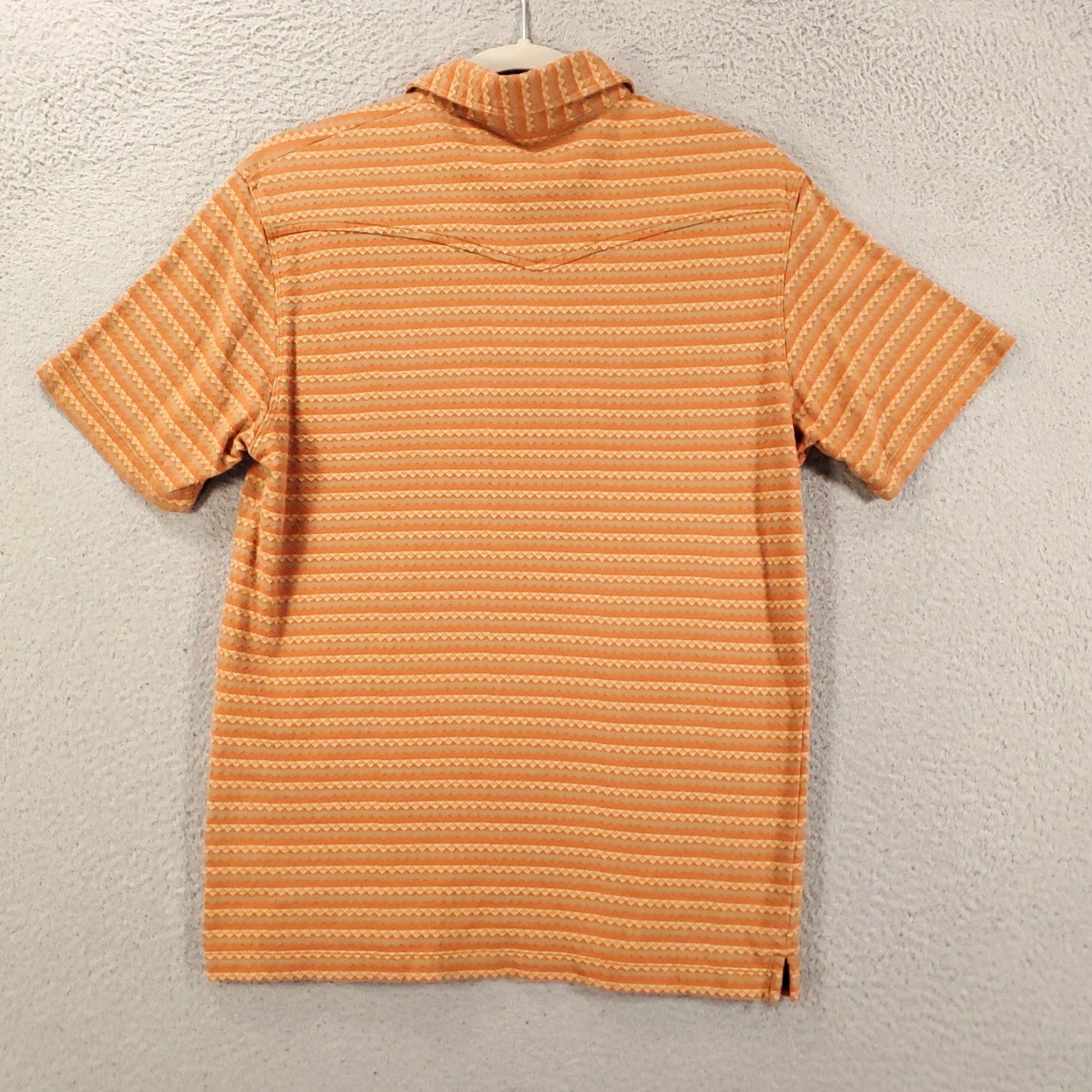 Howler Brothers Howler Brothers Polo Shirt Mens S Orange Geometric Southwest Pearl Snap Size US S / EU 44-46 / 1 - 6 Thumbnail