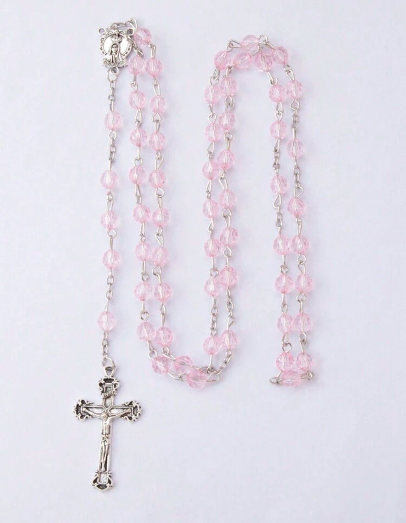 Jewelry cross rosary Bead Necklace Size ONE SIZE - 1 Thumbnail