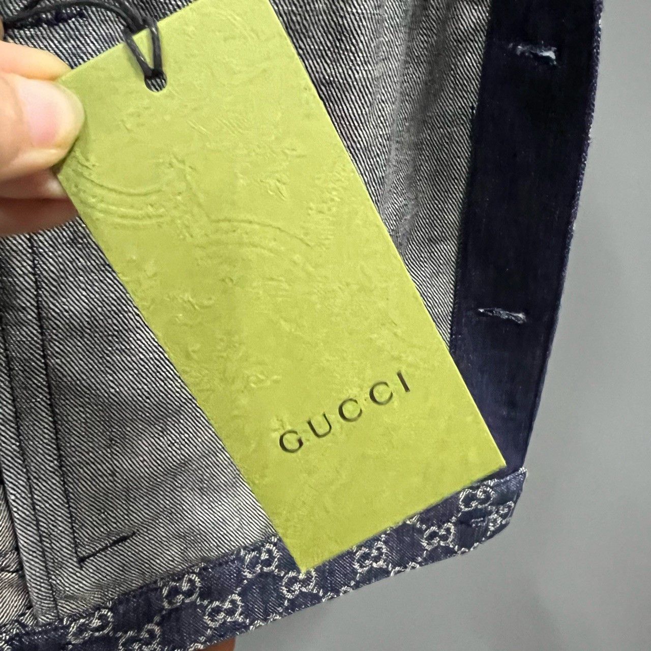 Gucci Gucci Full print GG logo denim jacket 2501-Nextarrow Size US S / EU 44-46 / 1 - 4 Thumbnail