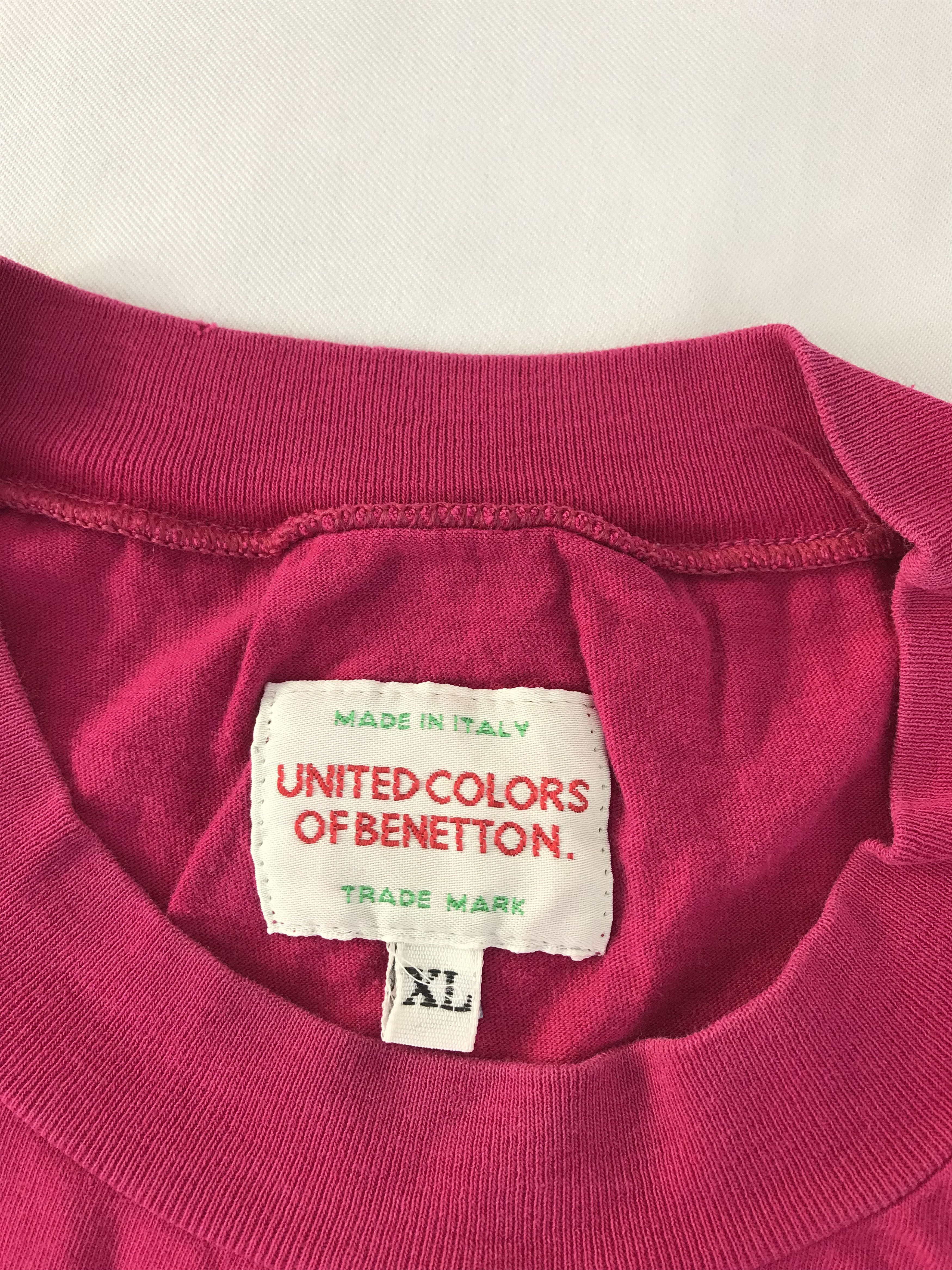 United Colors Of Benetton UCB United Colors Benetton Embroidery Logo Printed Tee Size US XL / EU 56 / 4 - 6 Thumbnail
