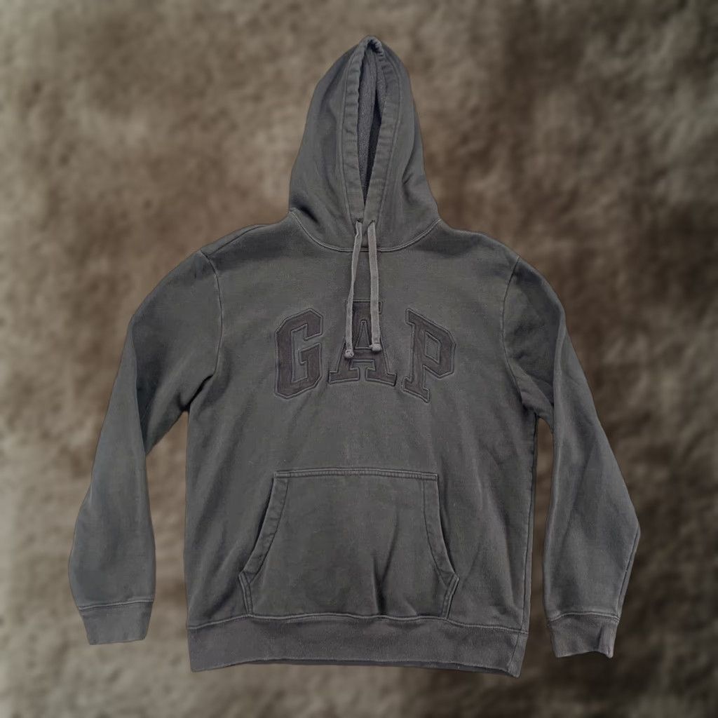 Gap Gap Hoodie Mens Medium M Black Pullover Pocket Active Cotton Polyester Casual Size US M / EU 48-50 / 2 - 1 Thumbnail