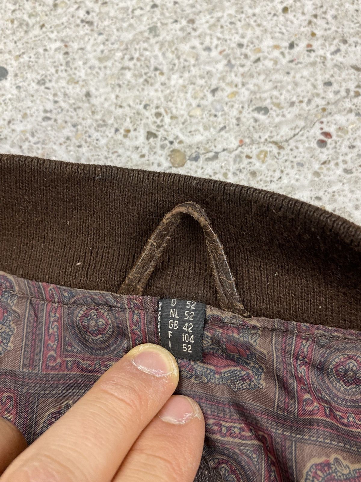 Japanese Brand Vintage leather bomber jacket avant garde cropped brown Size US L / EU 52-54 / 3 - 12 Thumbnail