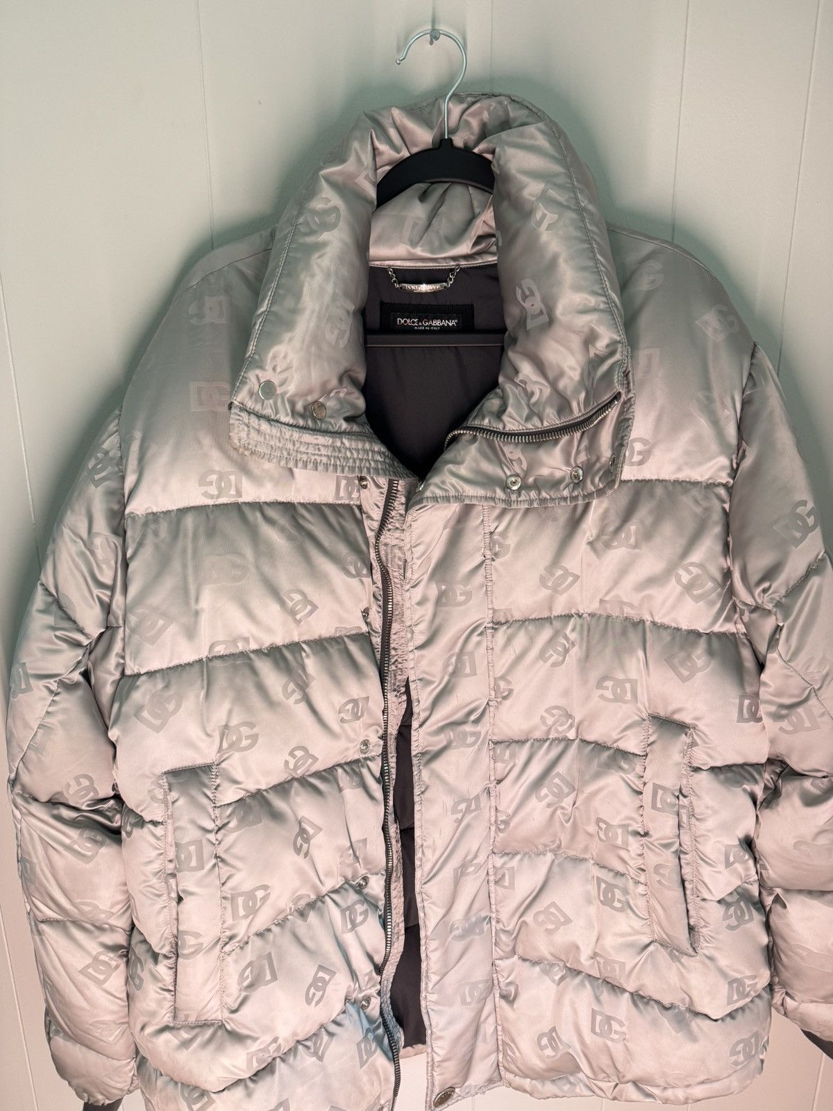 Dolce & Gabbana Dolce Gabbana DG Monogram Puffer Jacket Size US S / EU 44-46 / 1 - 1 Thumbnail