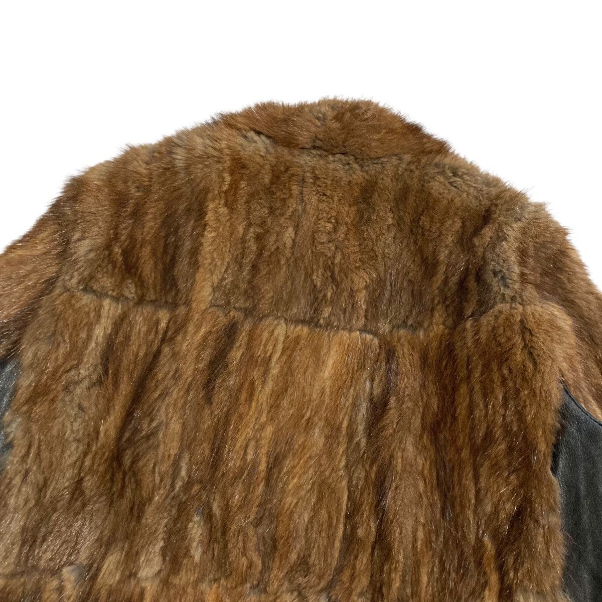 Le Grande Bleu (L.G.B.) KRIZY - Designer Fur Work Jacket Leather Vkei Style Size US S / EU 44-46 / 1 - 4 Thumbnail