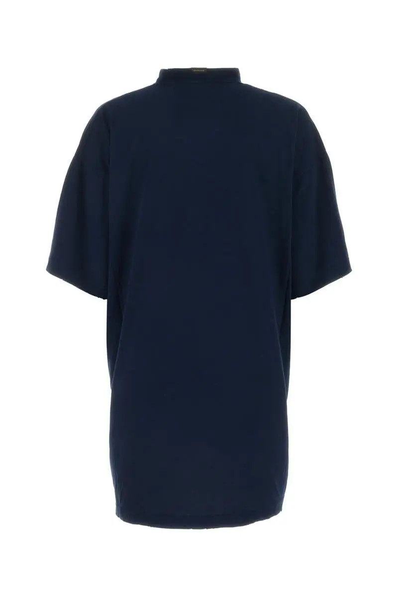 Balenciaga o1mt1gz0125 Be Nice Oversized T-Shirt in Marine Blue Size US S / EU 44-46 / 1 - 2 Thumbnail