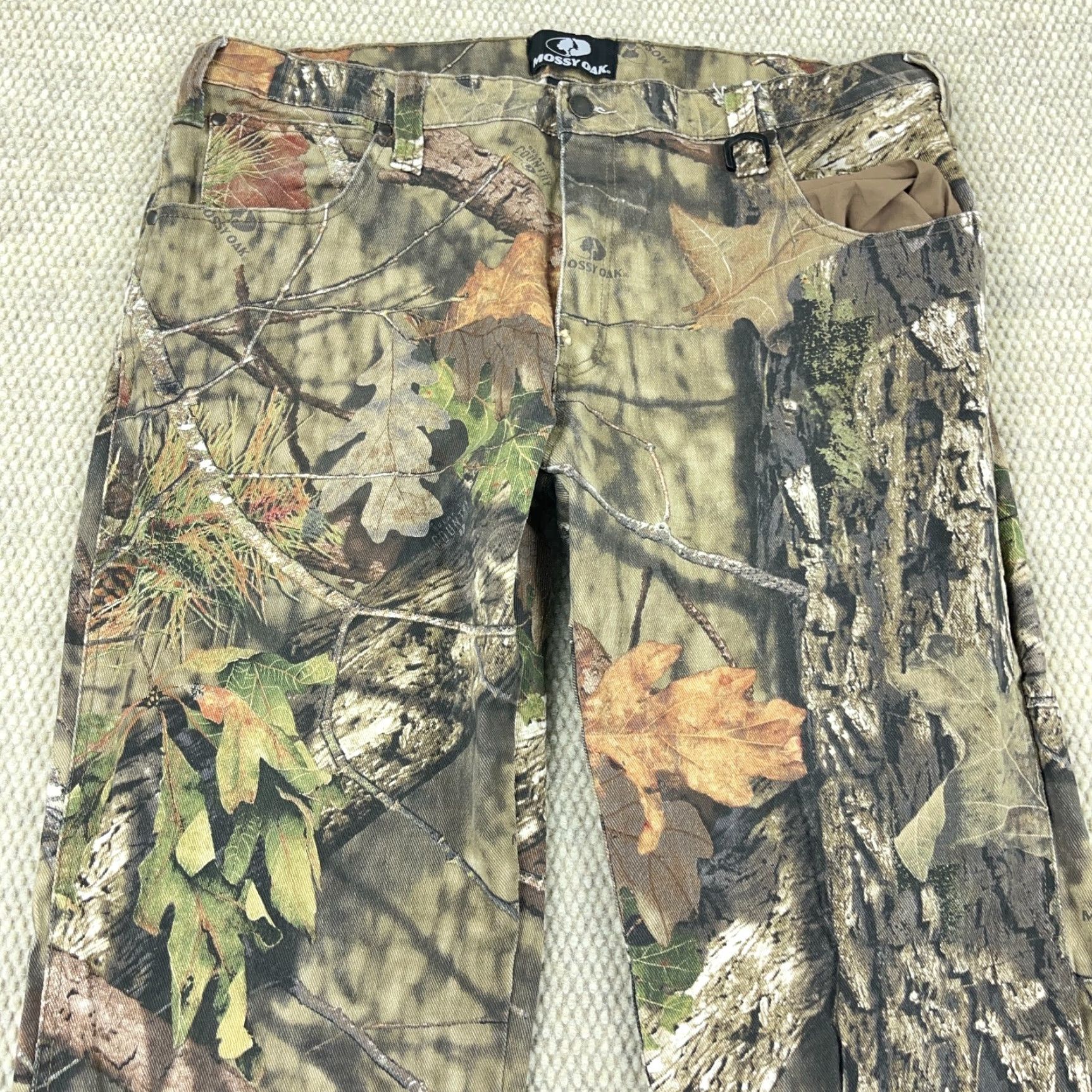 Vintage Vintage Mossy Oak Camo Jeans Men 38x32 Denim Straight Leg Pants Fall Winter Summer Spring Mens Size US 38 / EU 54 - 5 Thumbnail