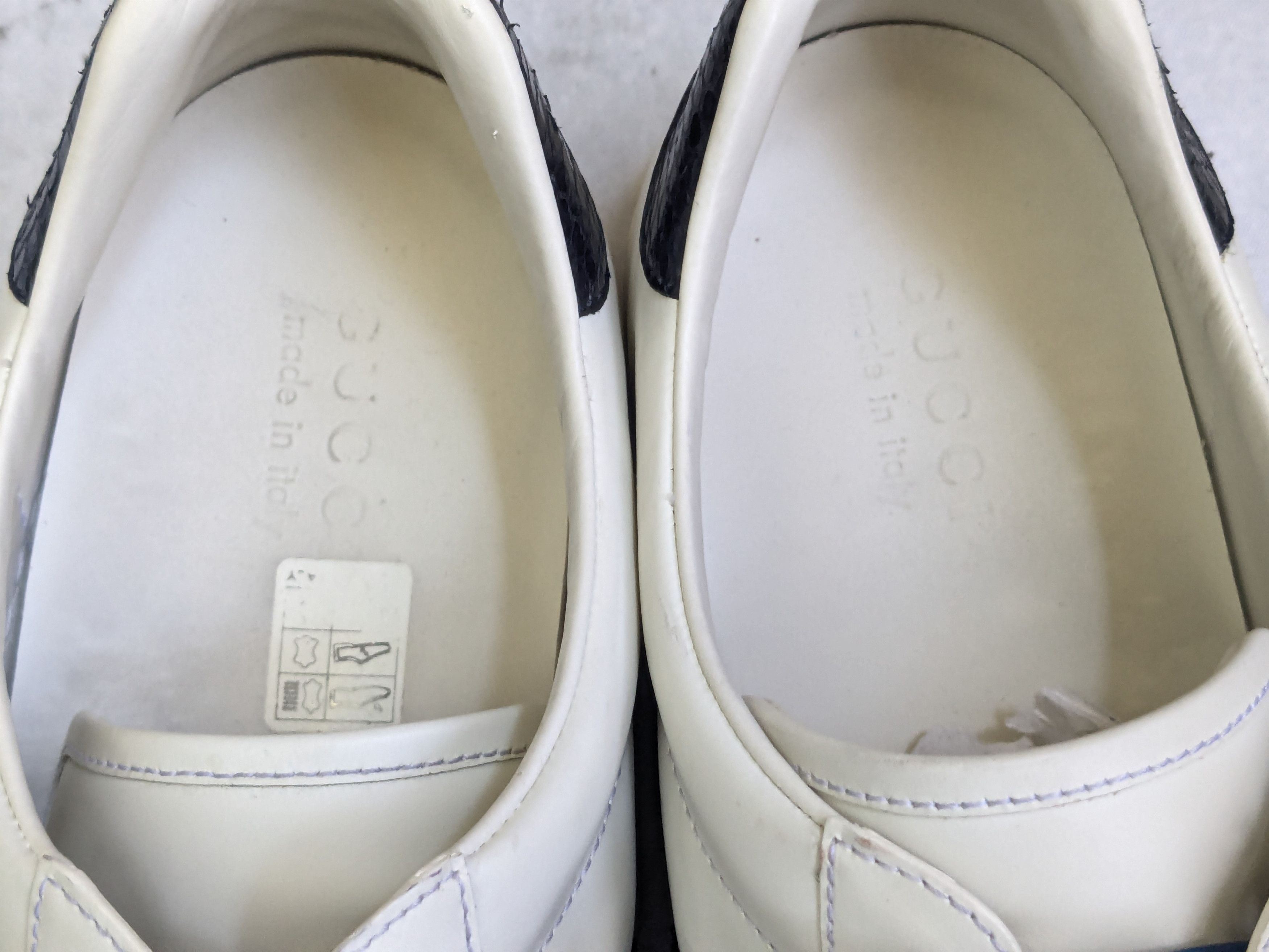 Gucci Gucci Ace Sneakers White 11.5 Low Tops Leather Size US 11.5 / EU 44-45 - 8 Thumbnail