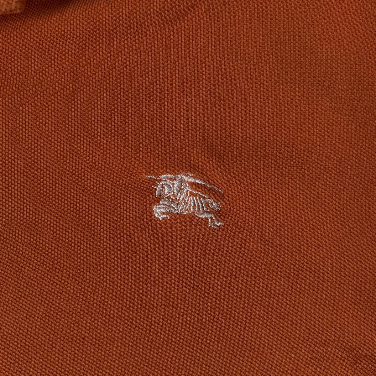 Burberry CRAZY 🦊 Burberry Brit polo t-shirt orange nova check Size US S / EU 44-46 / 1 - 4 Thumbnail