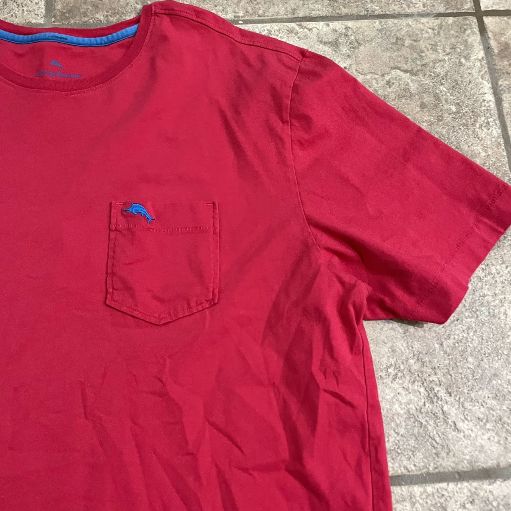 Tommy Bahama Tommy Bahama UPF 30 pink pocket Tee Mens XL Size Shirt Pocket Tee Color Pink UPF 30 Mens GENTS? Size US XL / EU 56 / 4 - 2 Thumbnail