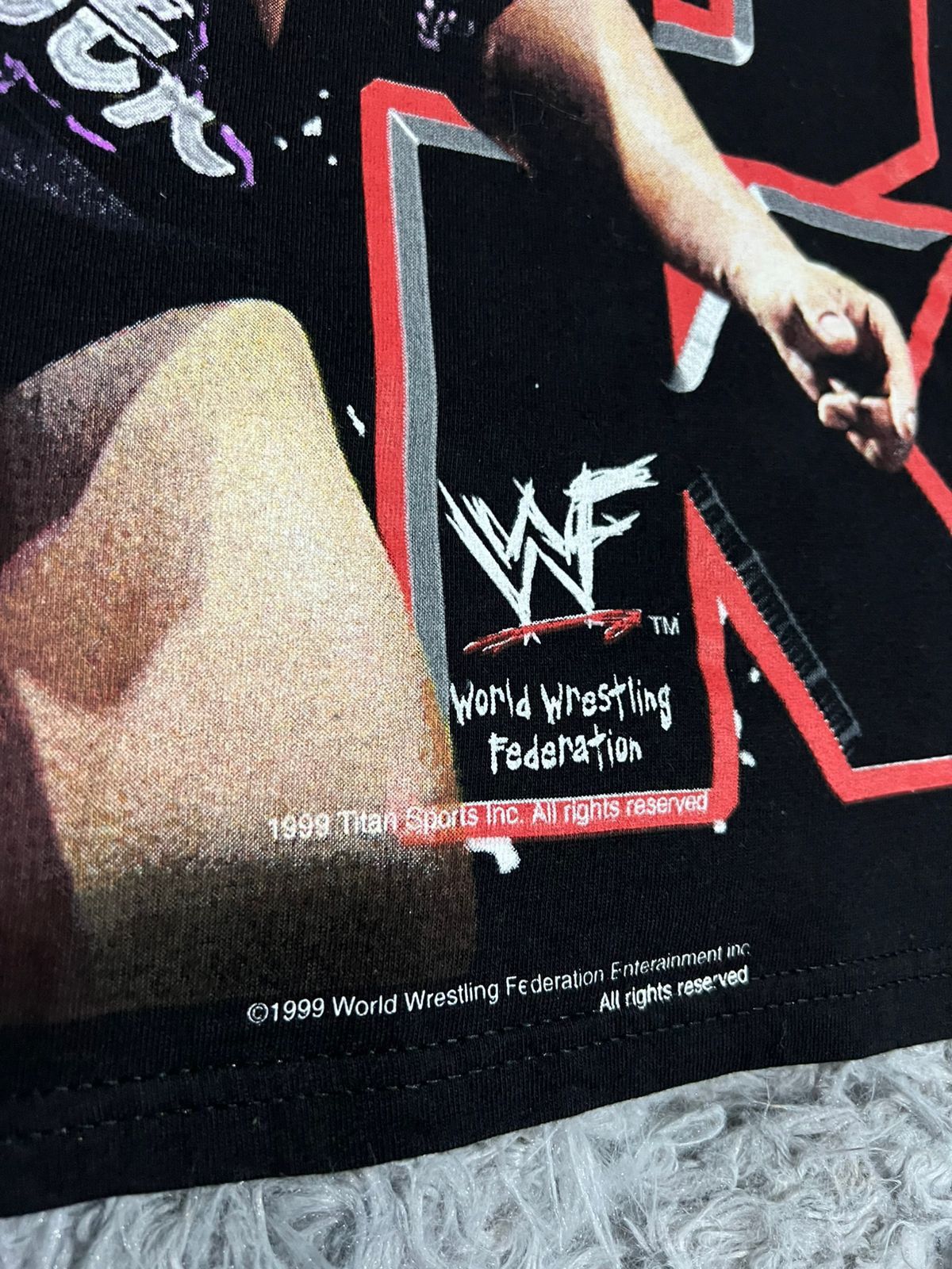 WWE VINTAGE , THE ROCK all print WWE Size US L / EU 52-54 / 3 - 3 Thumbnail
