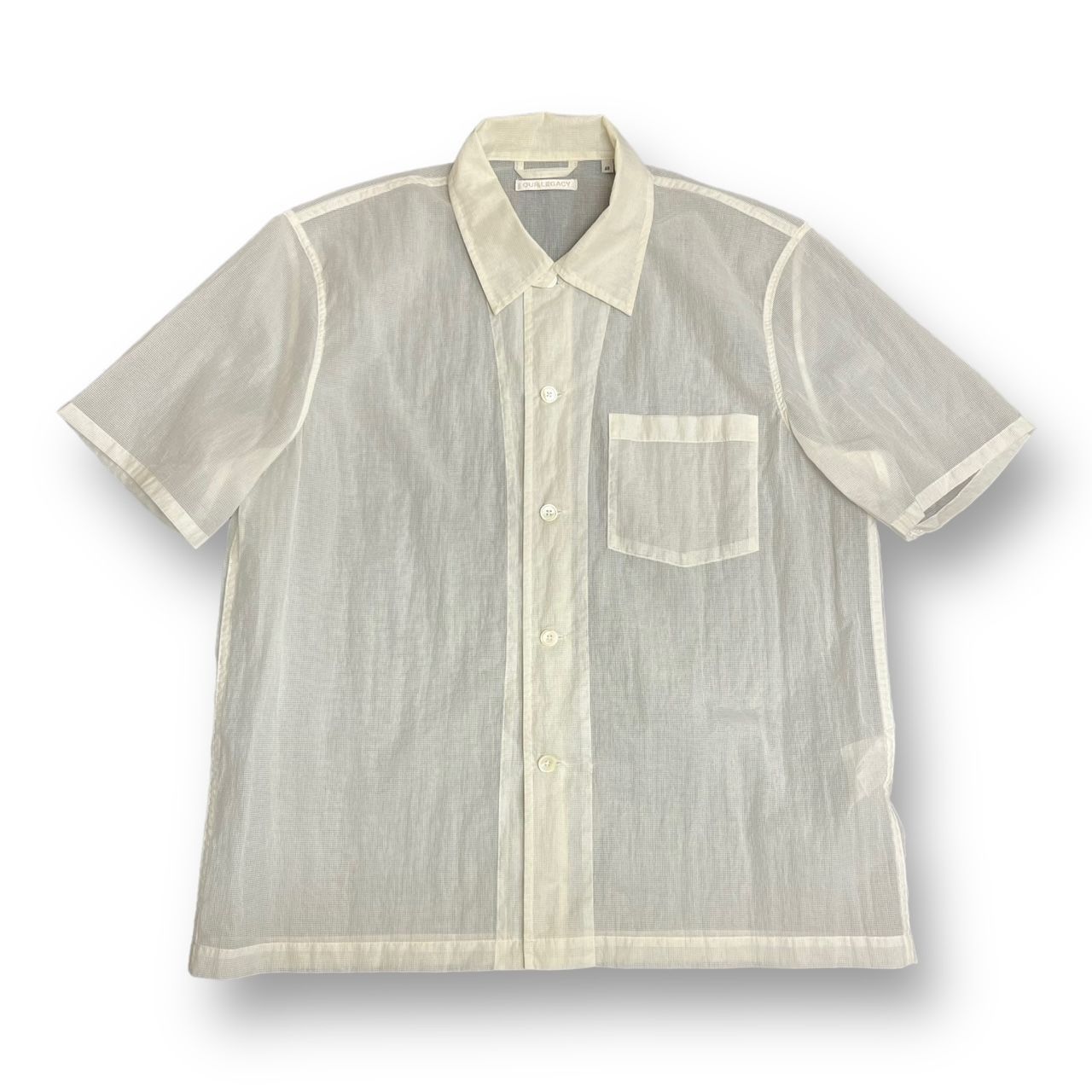 Our Legacy OUR LEGACY ABOVE SHIRT dusty white muted scuba size 46