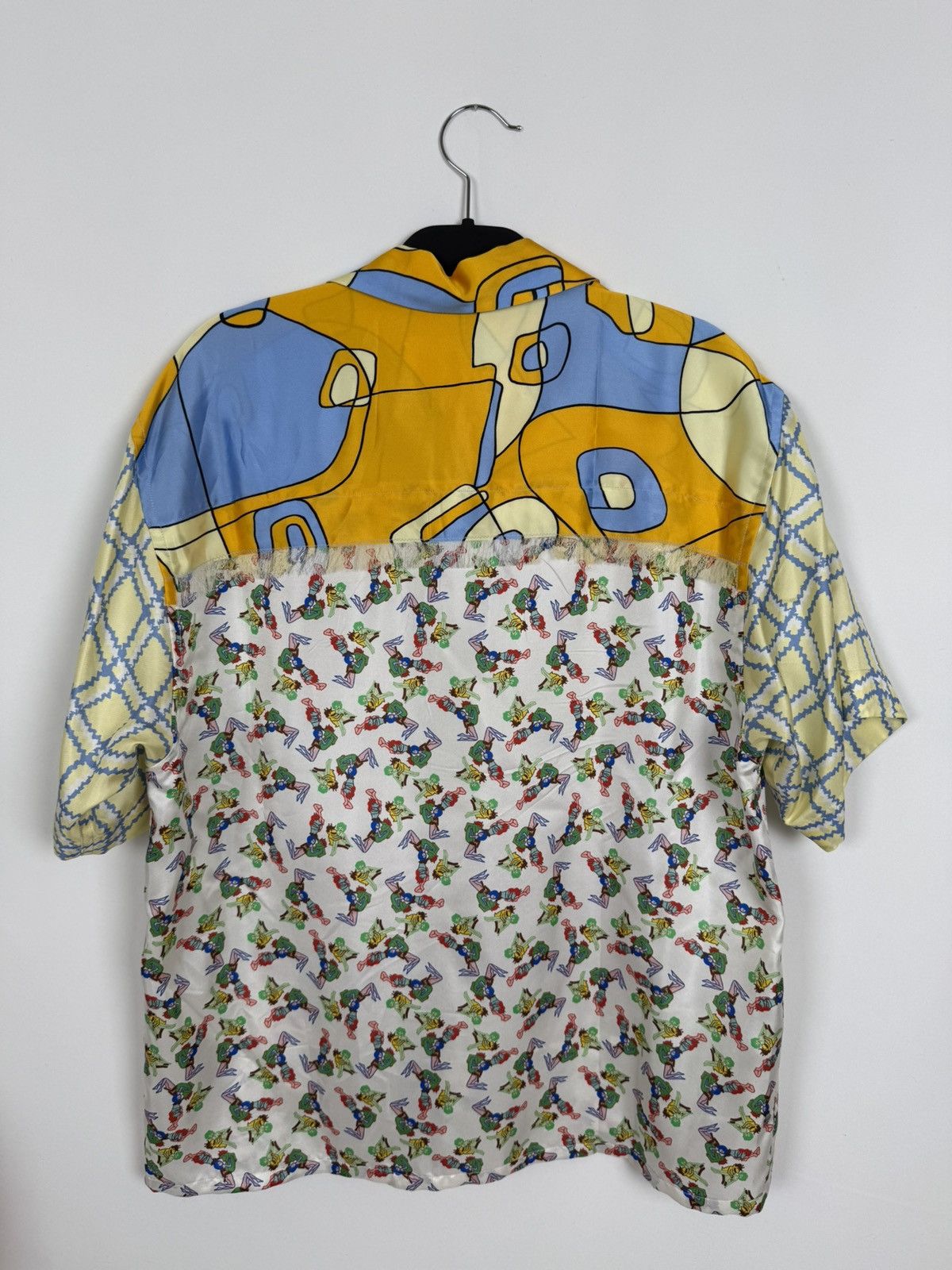 Marni MARNI x BRUNO BOZZETTO Silk Oversized Short Sleeve Shirt Size US S / EU 44-46 / 1 - 3 Thumbnail