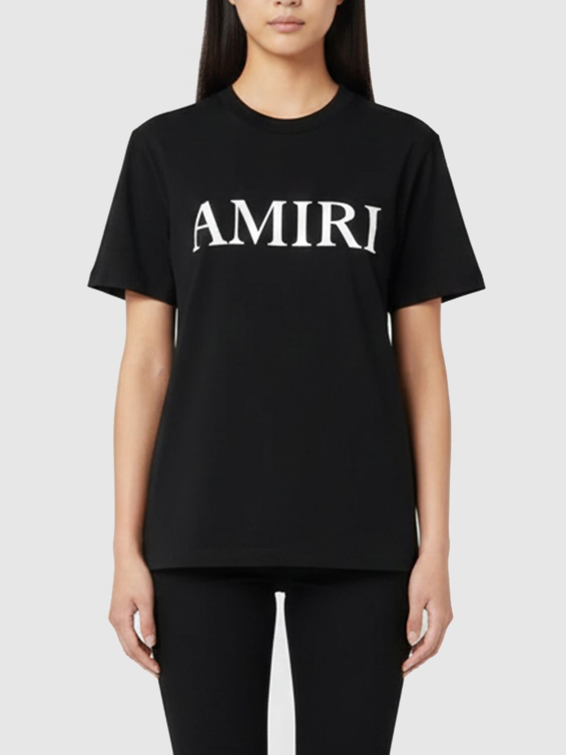 Amiri Amiri T-Shirt Woman Black Size L / US 10 / IT 46 - 1 Thumbnail