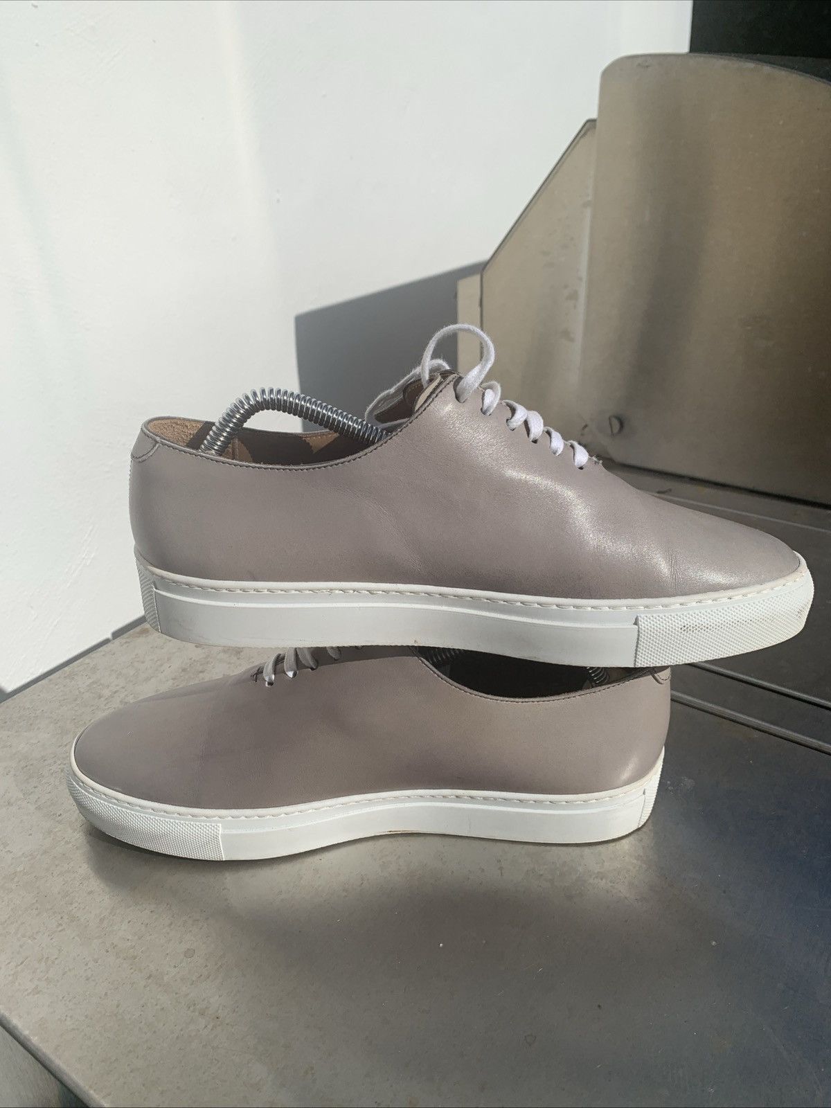 Septieme Largeur New Septieme Largeur Gray Calf Sneakers UK6/US7/EU40 Size US 7 / EU 40 - 3 Thumbnail
