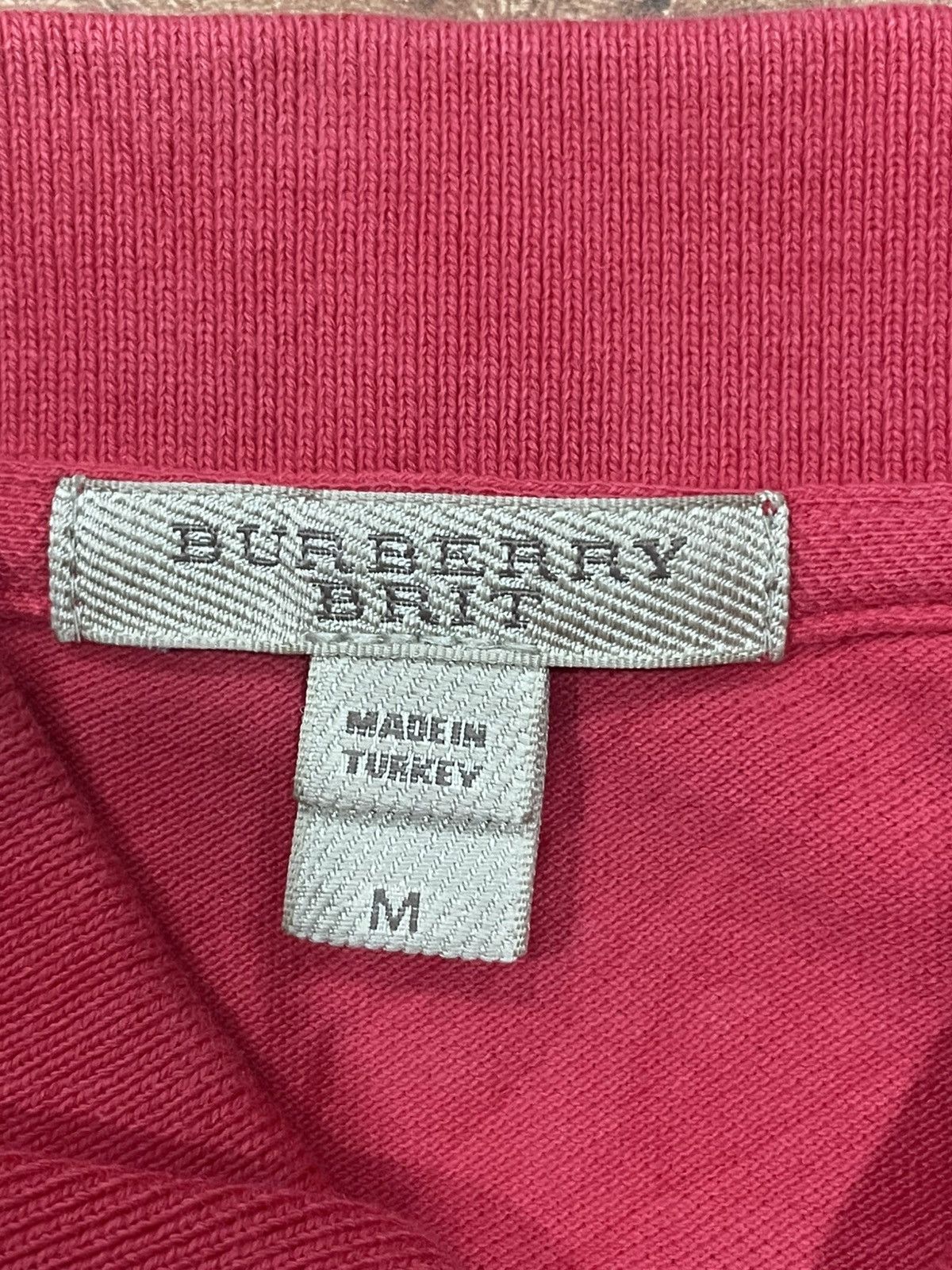 Burberry Burberry Red Polos Size M / US 6-8 / IT 42-44 - 3 Thumbnail