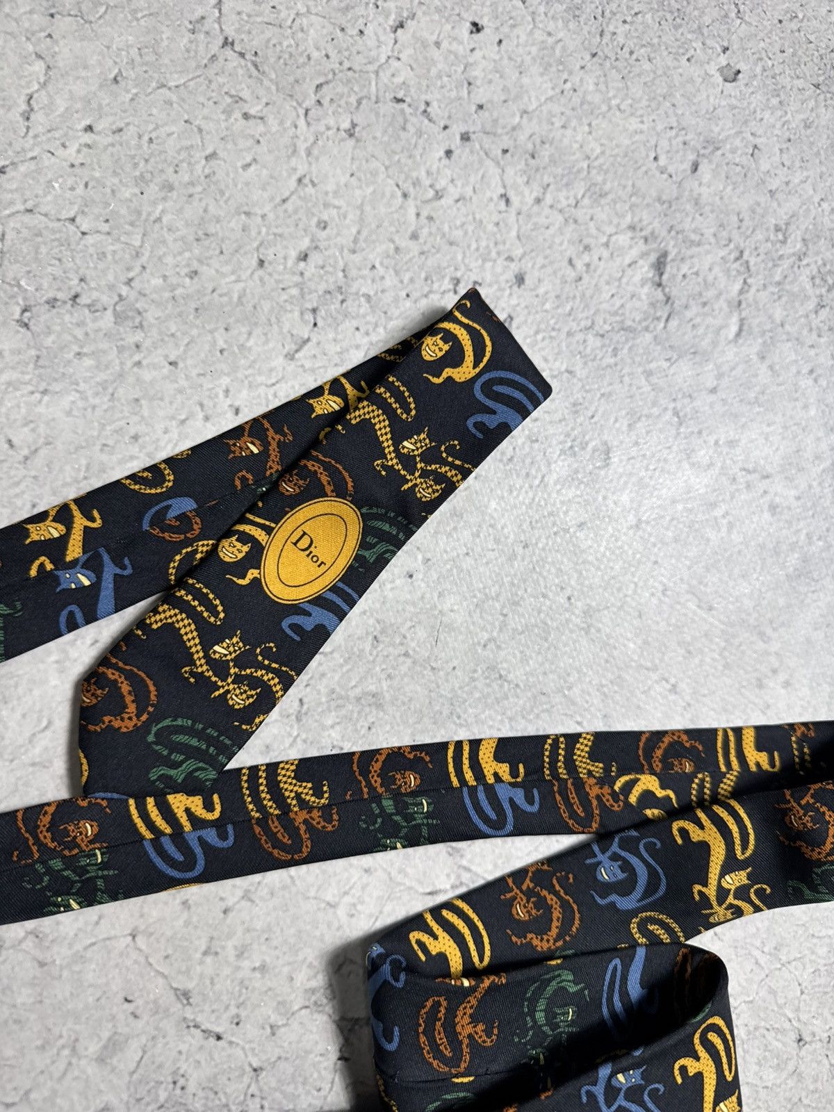 Christian Dior Monsieur Christian Dior Monsieur Luxury Silk Tie Vintage Size ONE SIZE - 2 Thumbnail