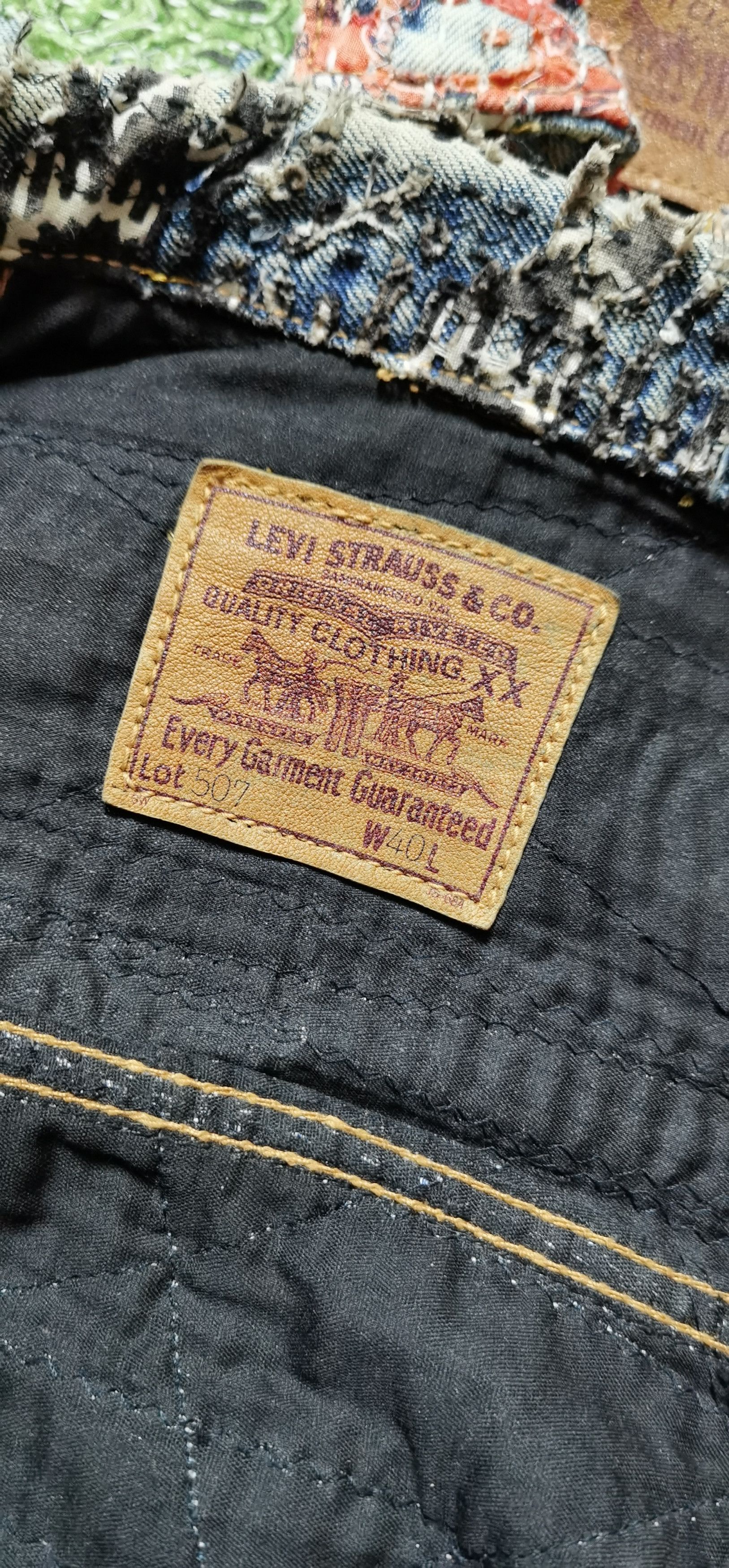 Levi's Jacket Levis 70502xx Selvedge X Sashiko Boro Sorosjacket Size US M / EU 48-50 / 2 - 4 Thumbnail