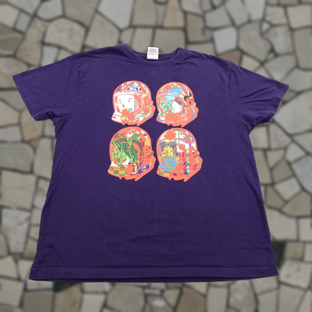 Billionaire Boys Club VINTAGE Billionaire Boys Club Shirt Mens 2XL Purple Astronaut Helmet Graphic Tee Crew Neck Space BBC Skater Mens 2XL Size US XXL / EU 58 / 5 - 1 Thumbnail