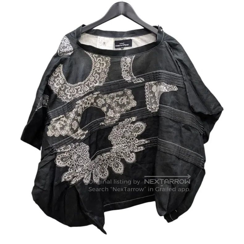 Comme des Garcons Comme Des Garcons Floral printed top Size S / US 4 / IT 40 - 1 Thumbnail