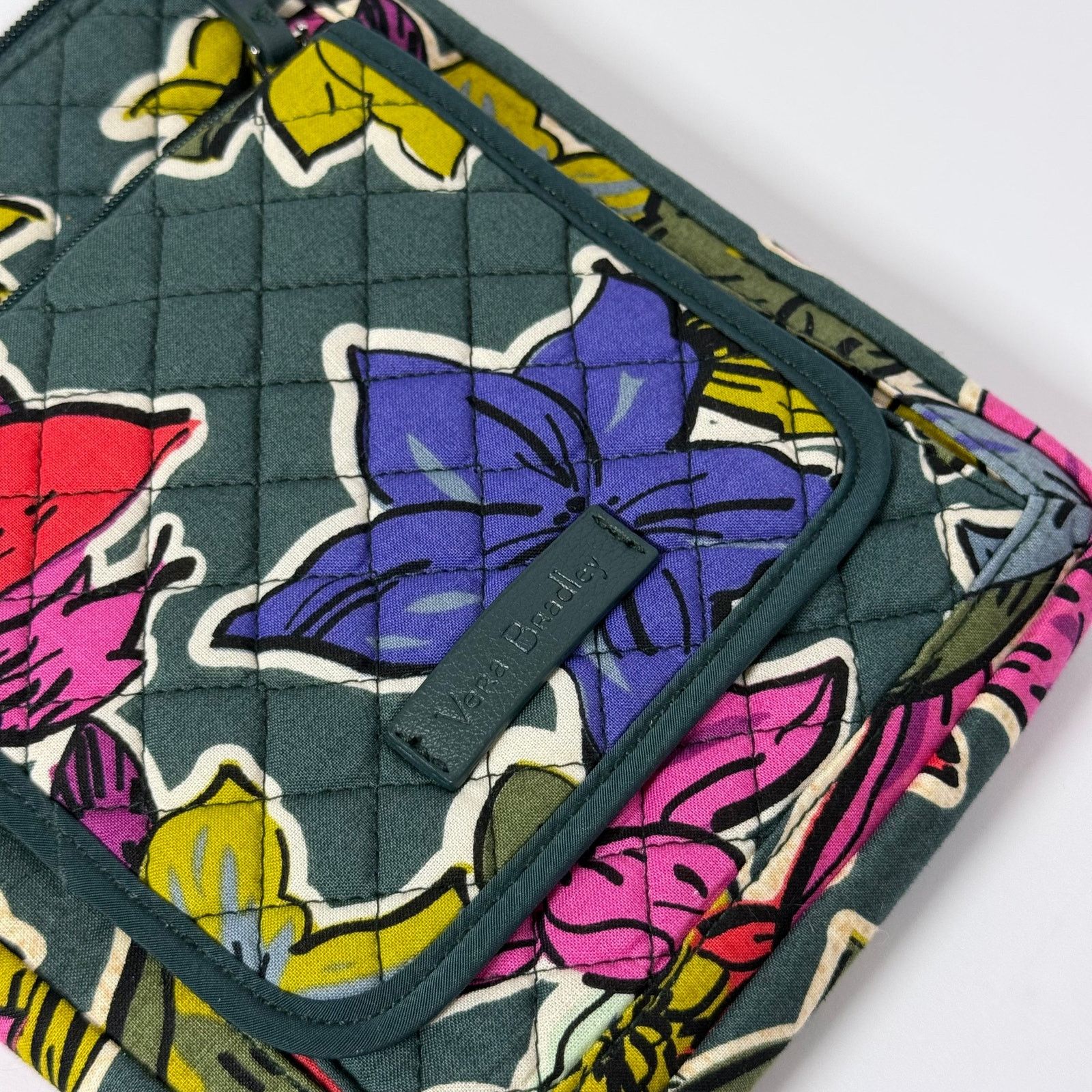 Vera Bradley VB Mini Hipster Iconic RFID FALLING FLOWERS Crossbody Size ONE SIZE - 6 Thumbnail